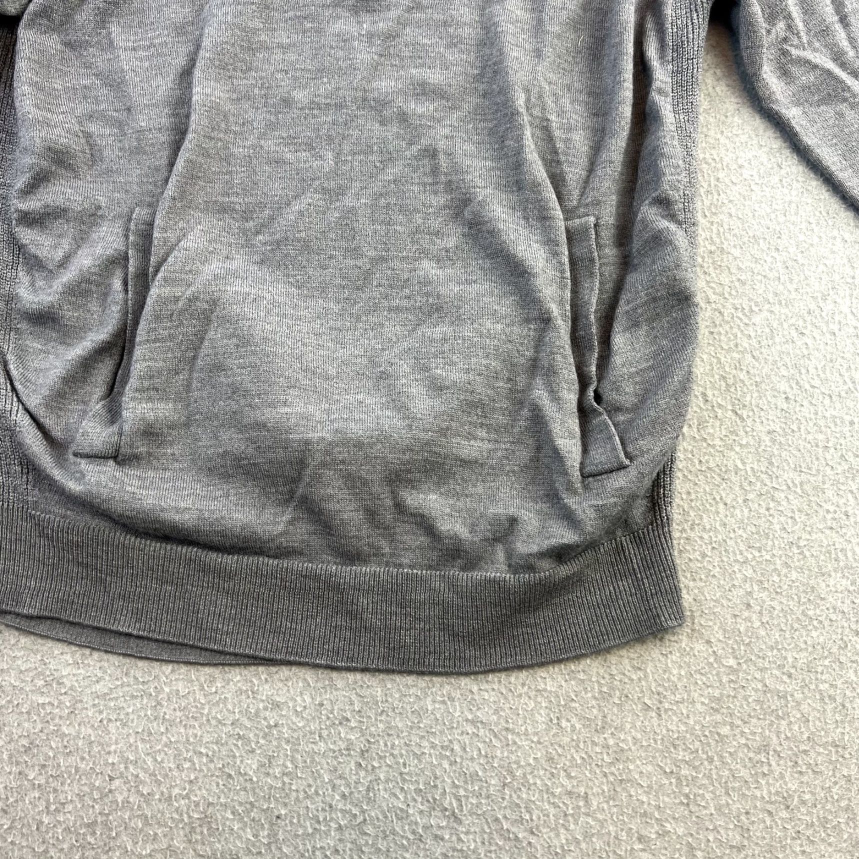 johnnie-O Johnnie-O Sweater Mens Small Gray 1/4 Zip Pullover Quilted Shoulder Golf Casual Size US S / EU 44-46 / 1 - 5 Thumbnail