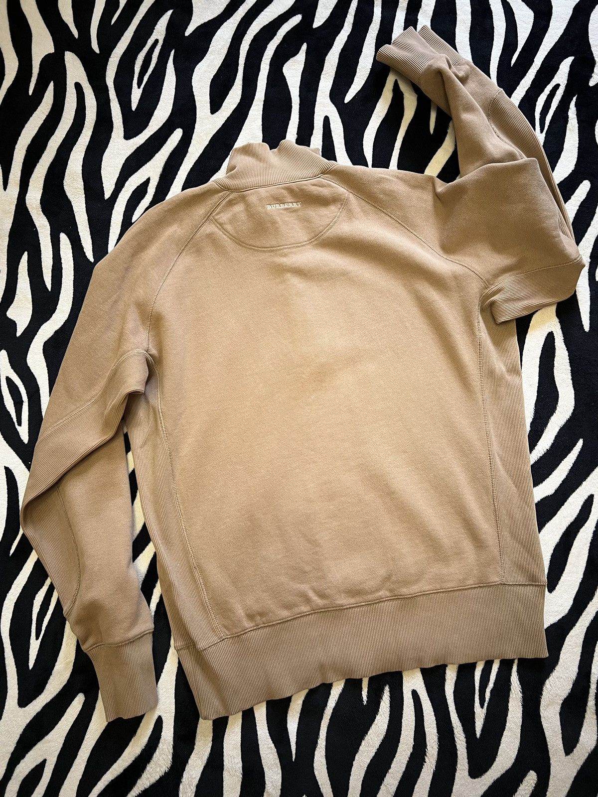 Burberry × Designer Burberry London 1/4 zip sweatshirt luxury vintage Size US M / EU 48-50 / 2 - 7 Thumbnail
