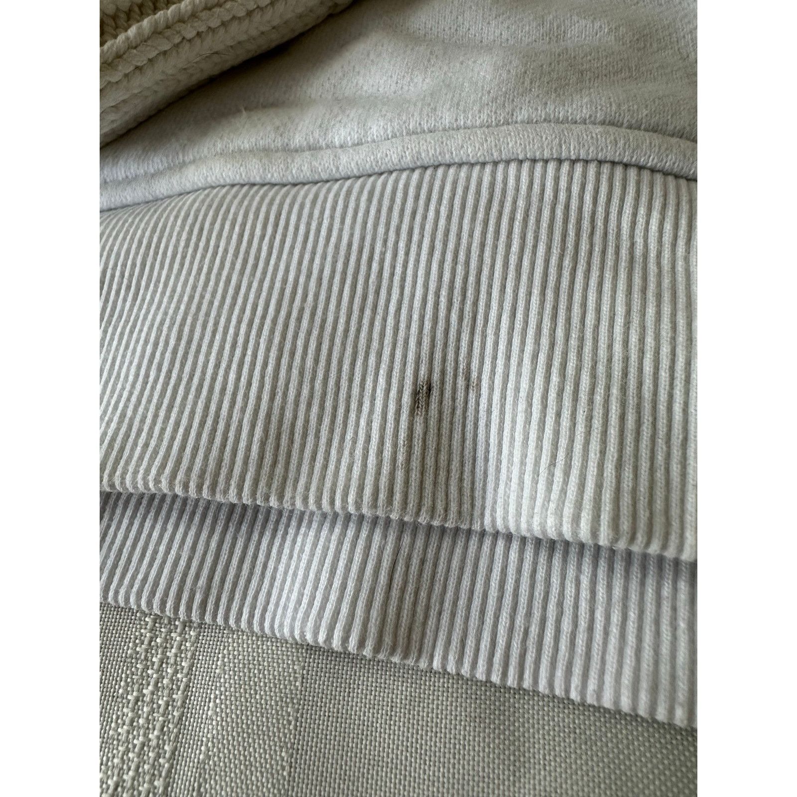 Kith Kith Adam Knit Hoodie White Grey Cable Fleece Sweatshirt M Size US M / EU 48-50 / 2 - 5 Thumbnail