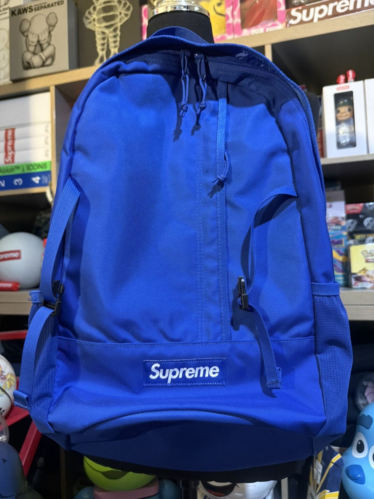 Supreme Supreme Blue Backpack SS18 Size ONE SIZE - 2 Thumbnail
