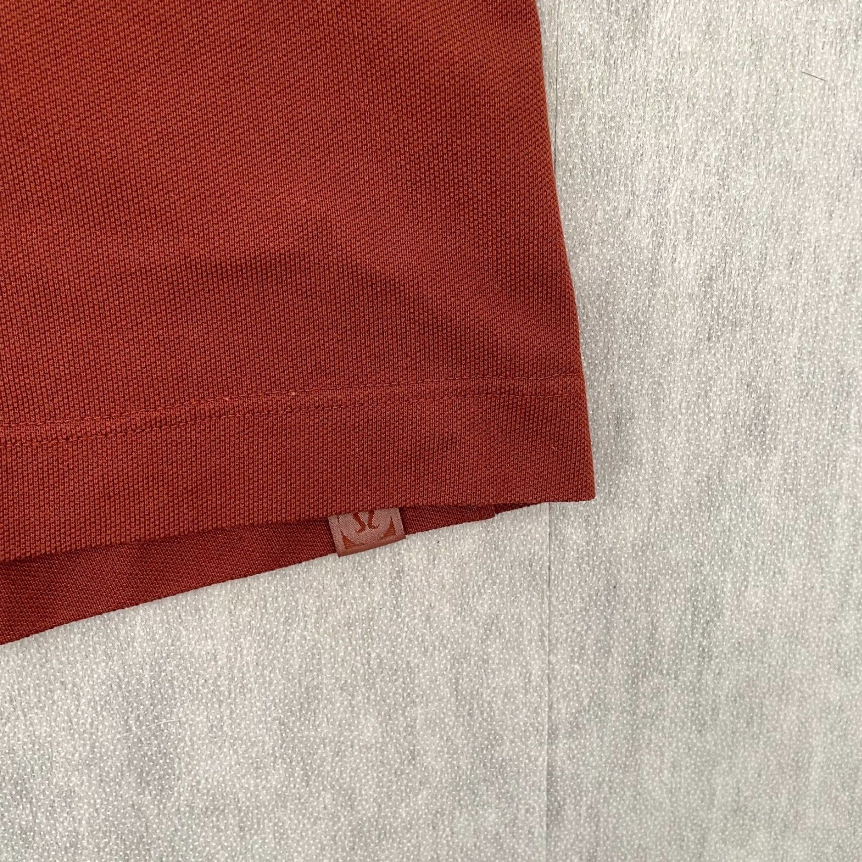 Lululemon Polo Shirt Adult Small Orange Short Sleeve Activewear Mens S