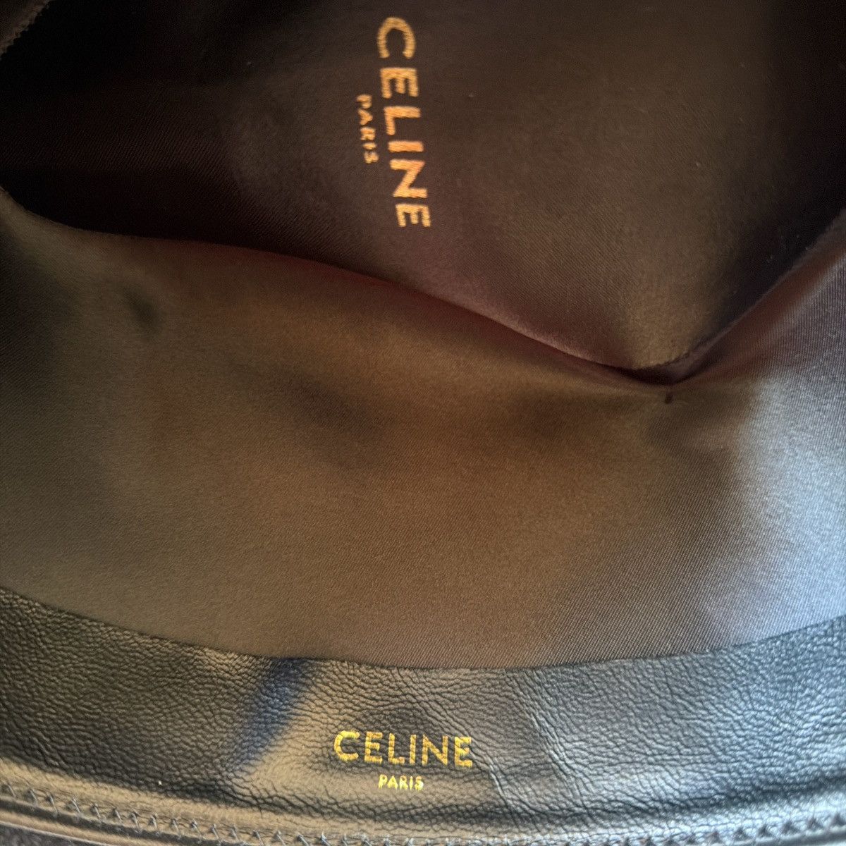 Celine CELINE Paris black fur felt fedora hat Eur 58 (Us 7 1/4) New Size ONE SIZE - 8 Thumbnail