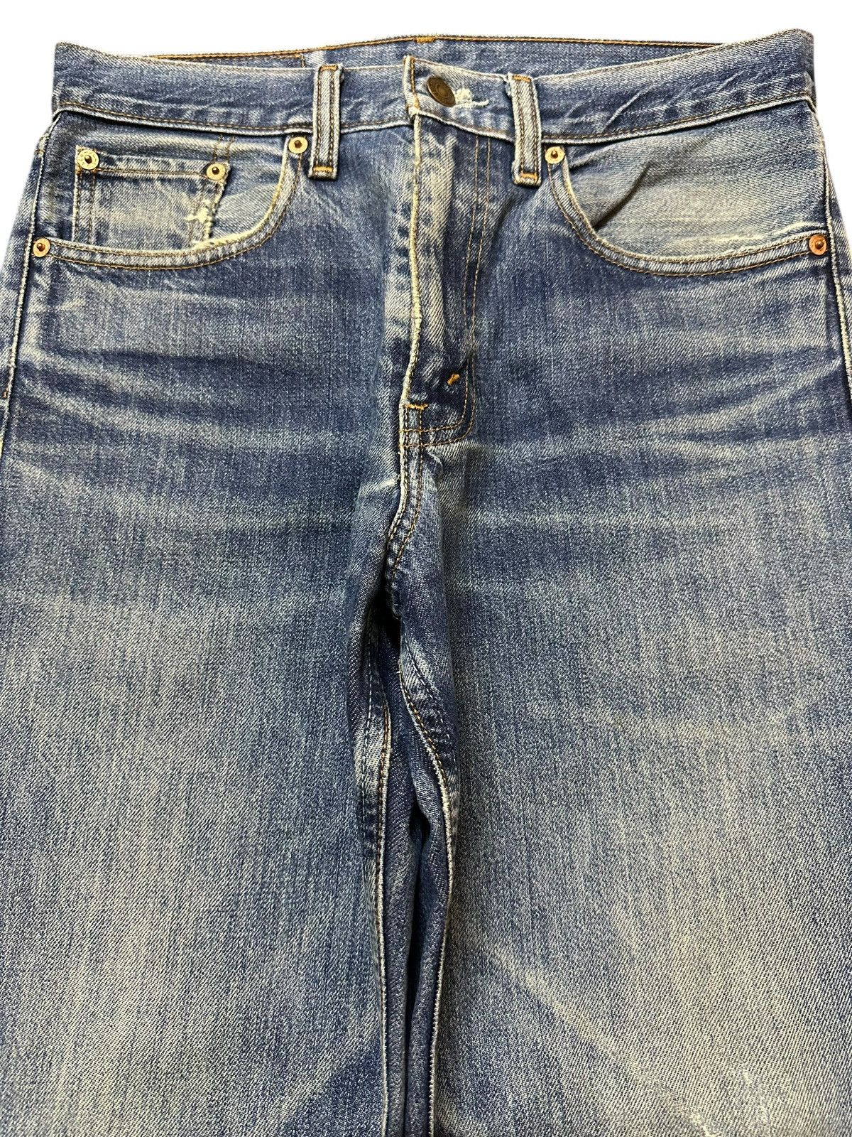 Levi's Vintage 90s Levis 508 Blue Faded Wash Distress Baggy Jeans Size US 30 / EU 46 - 3 Thumbnail