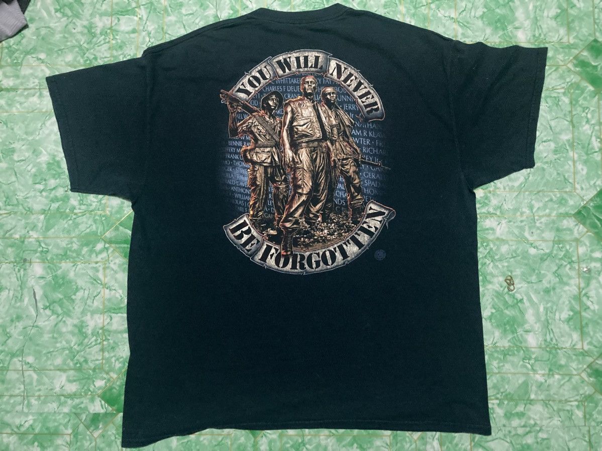 Vintage Vintage T-shirt You Will Never Be Forgotten Size US XL / EU 56 / 4 - 2 Thumbnail