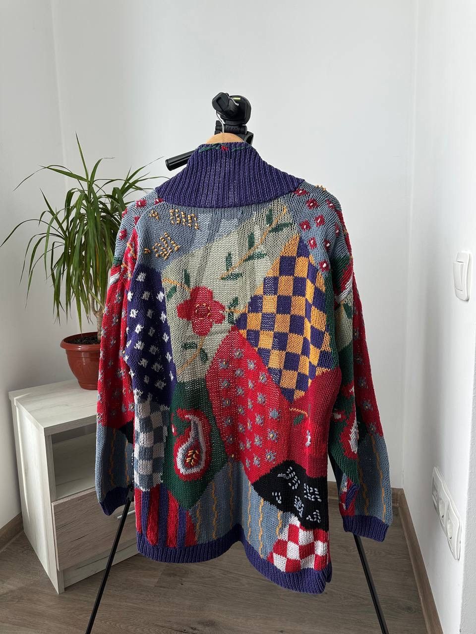 Japanese Brand × Vintage Vintage Japanese Cardigan Distressed Knit Vanessa. A Sweater Size US XL / EU 56 / 4 - 22 Thumbnail