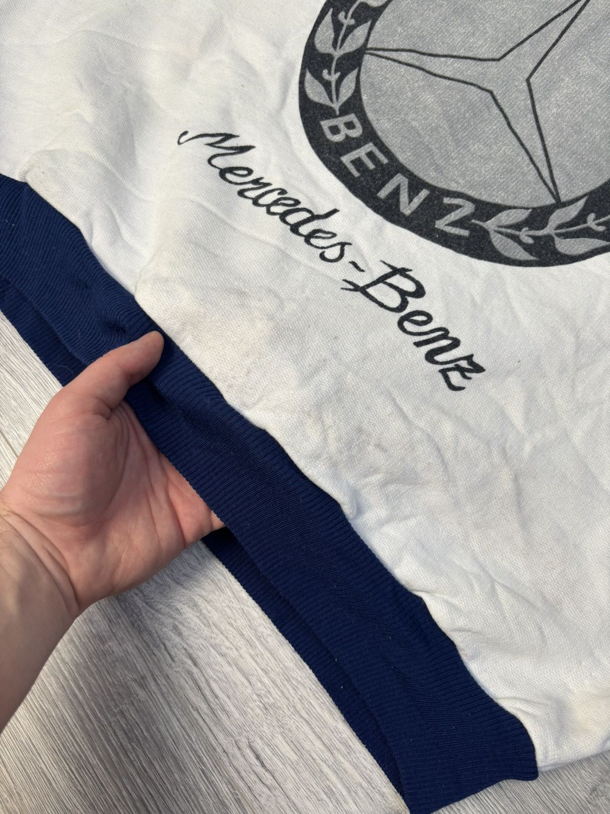 Mercedes-Benz Mercedes - Benz very rare 70s-80s sweatshirt Size US XL / EU 56 / 4 - 9 Thumbnail