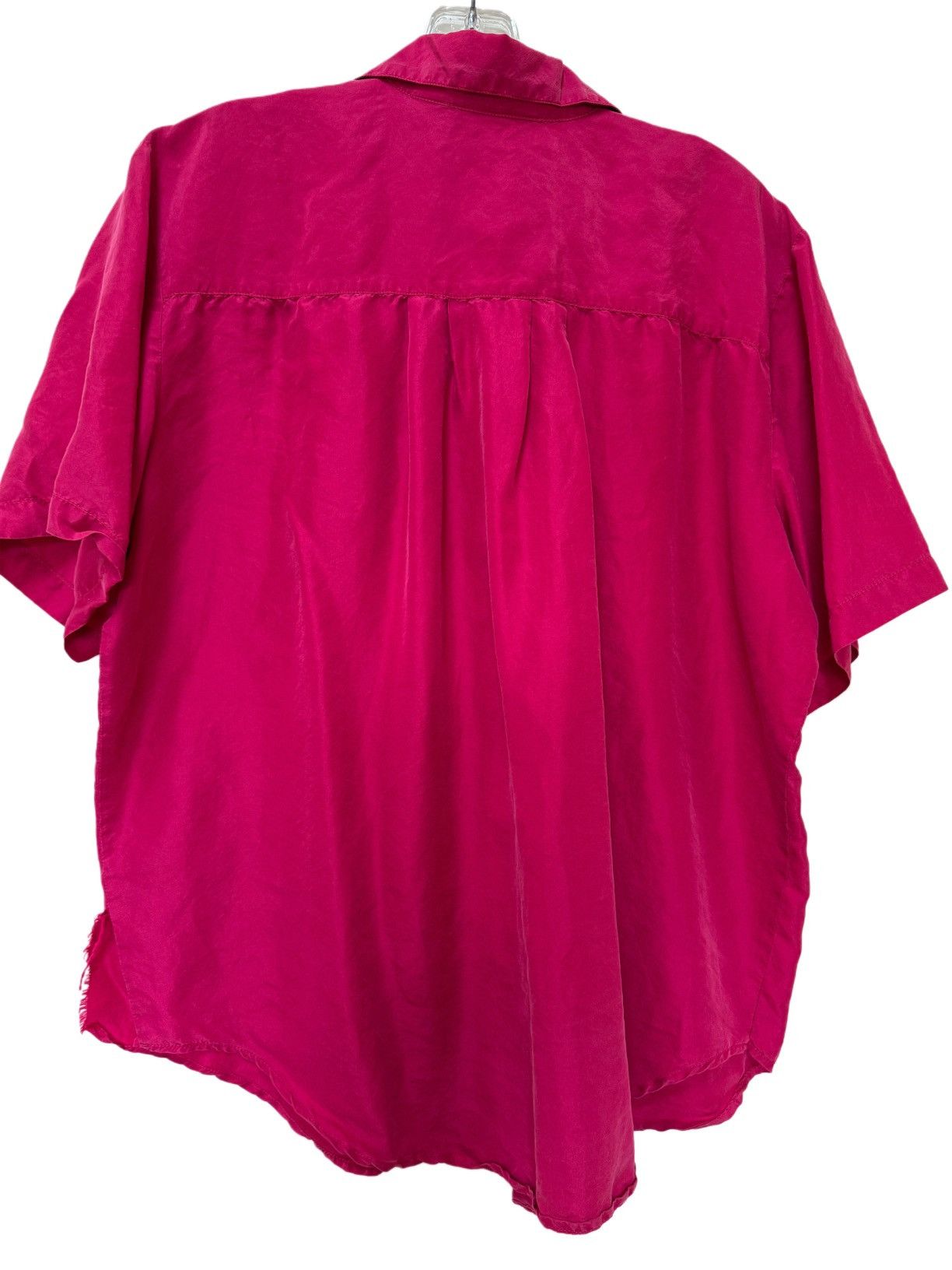 Vintage Gitano women’s M vintage 90s button up blouse 100% silk hot Size M / US 6-8 / IT 42-44 - 6 Thumbnail