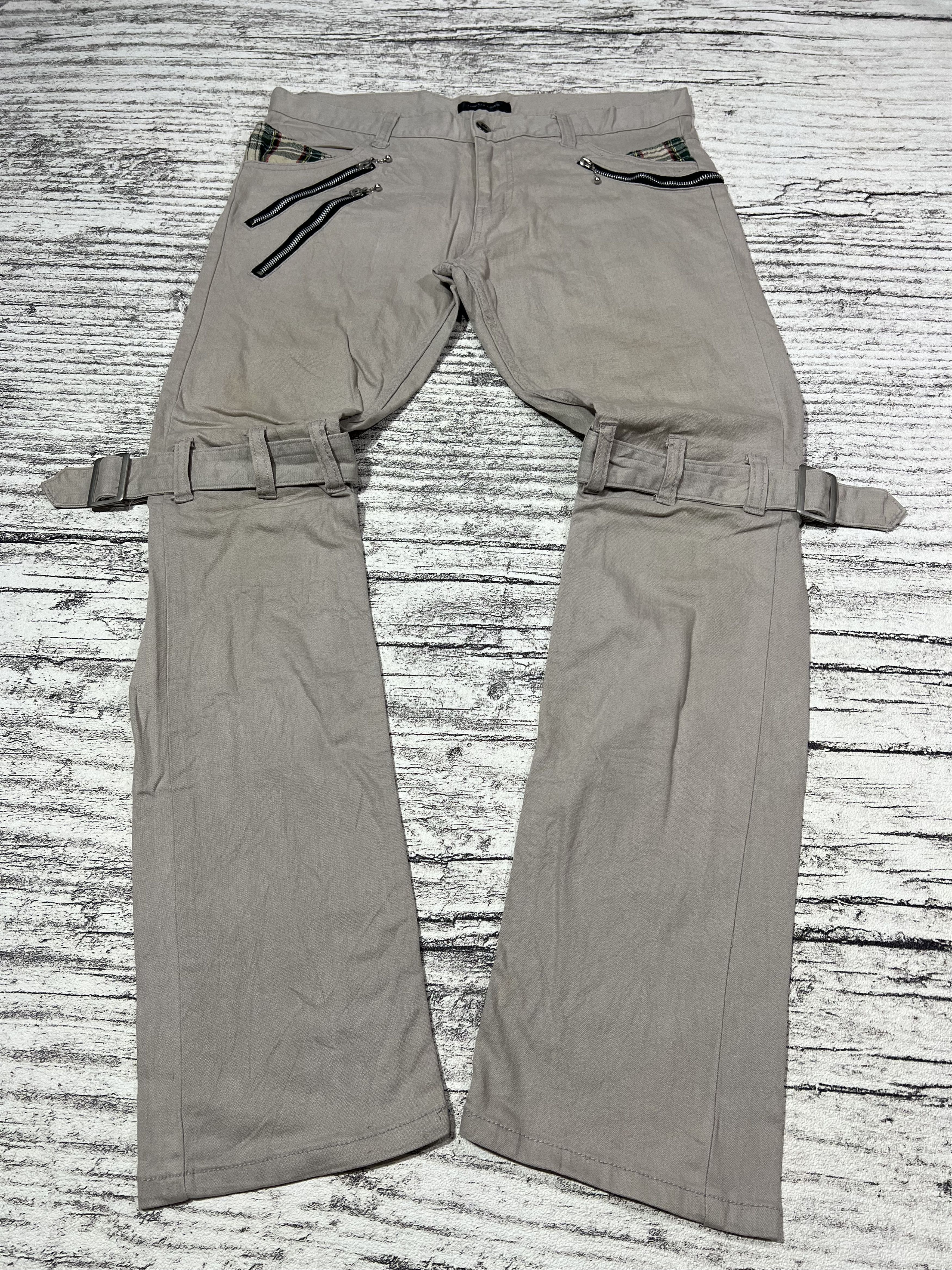 Japanese Brand 2000s Archival Hysteric Bondage Belt Flare Bootcut y2k Ifsix Size US 35 - 1 Thumbnail