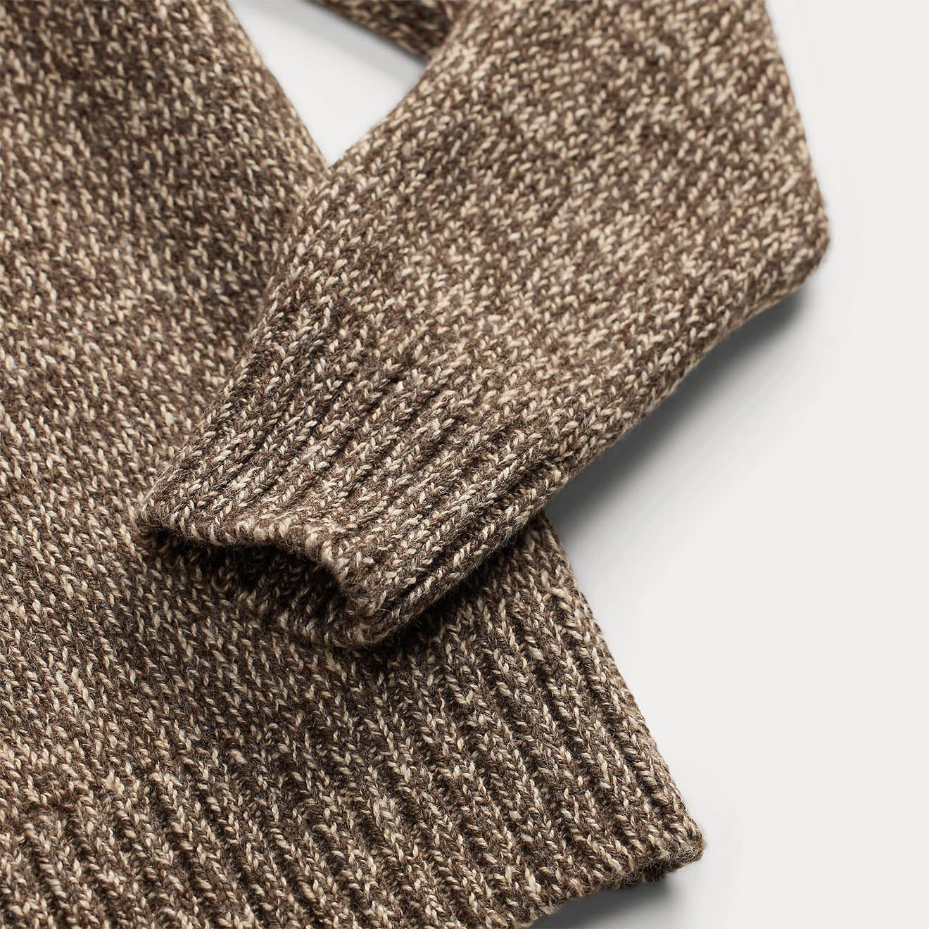 RRL Ralph Lauren 545USD Marled Turtleneck Sweater Brown / Cream Multi Size US L / EU 52-54 / 3 - 6 Thumbnail