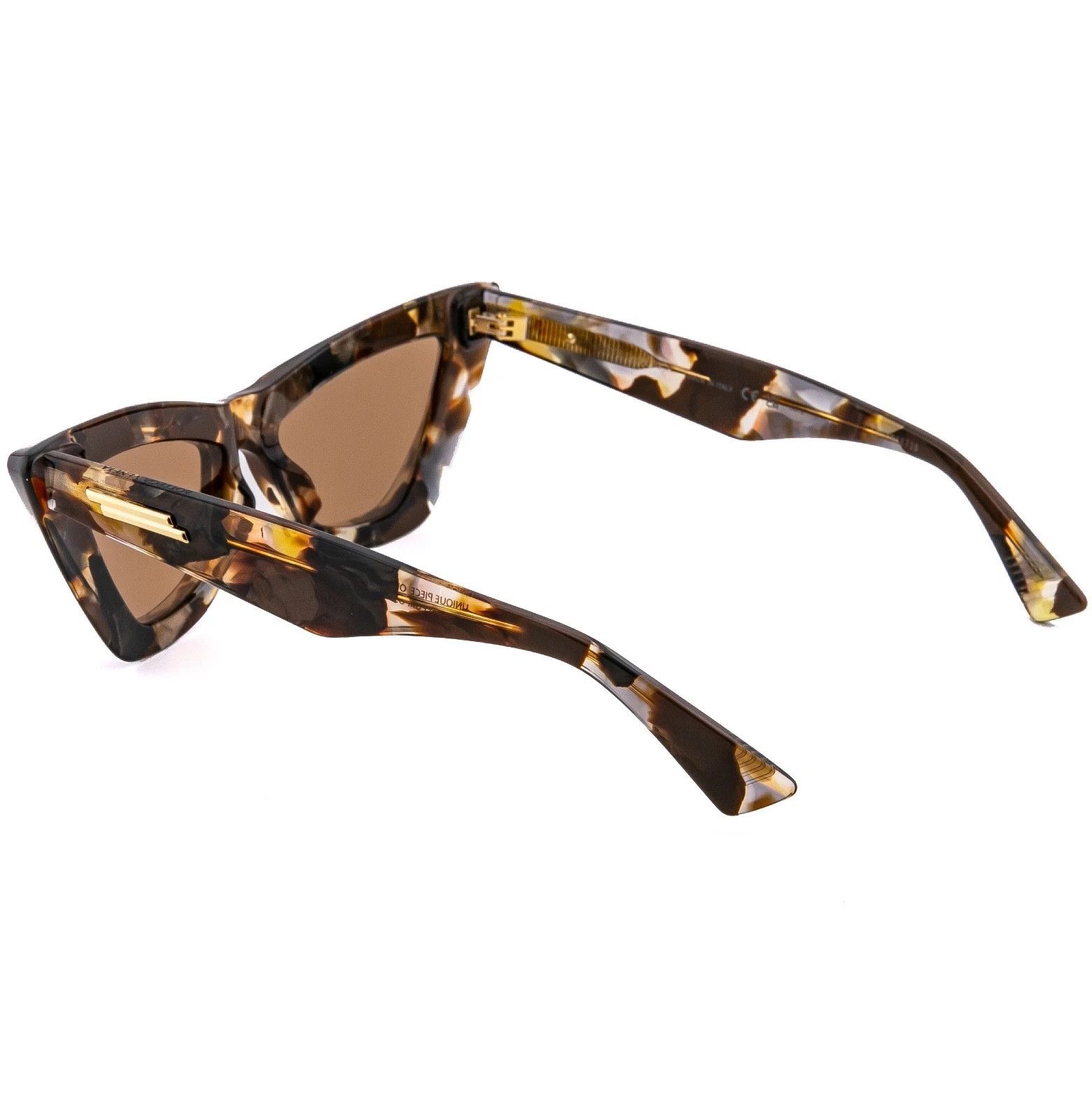 Bottega Veneta BOTTEGA VENETA 1391 ReAce BV1391S Brown Cat Sunglasses 002 Size ONE SIZE - 2 Thumbnail