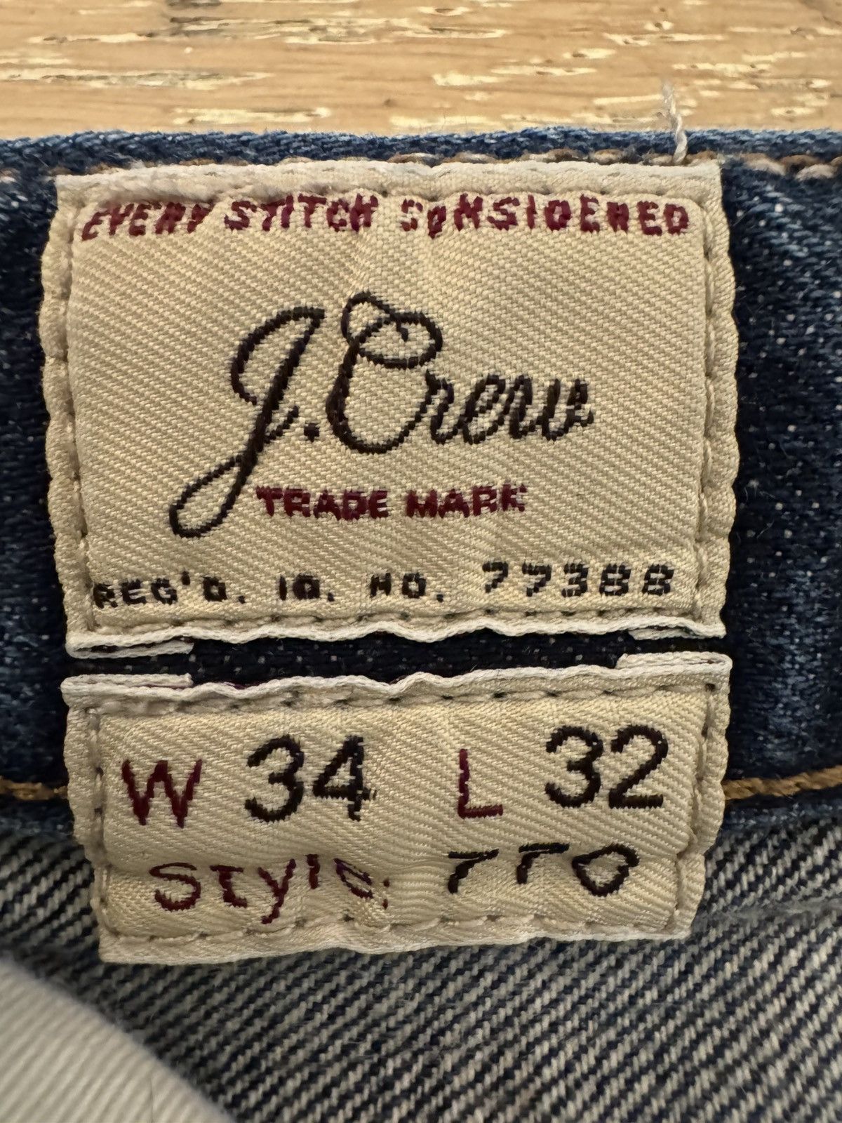 J.Crew Vintage J. Crew Selvedge Size US 32 / EU 48 - 4 Thumbnail
