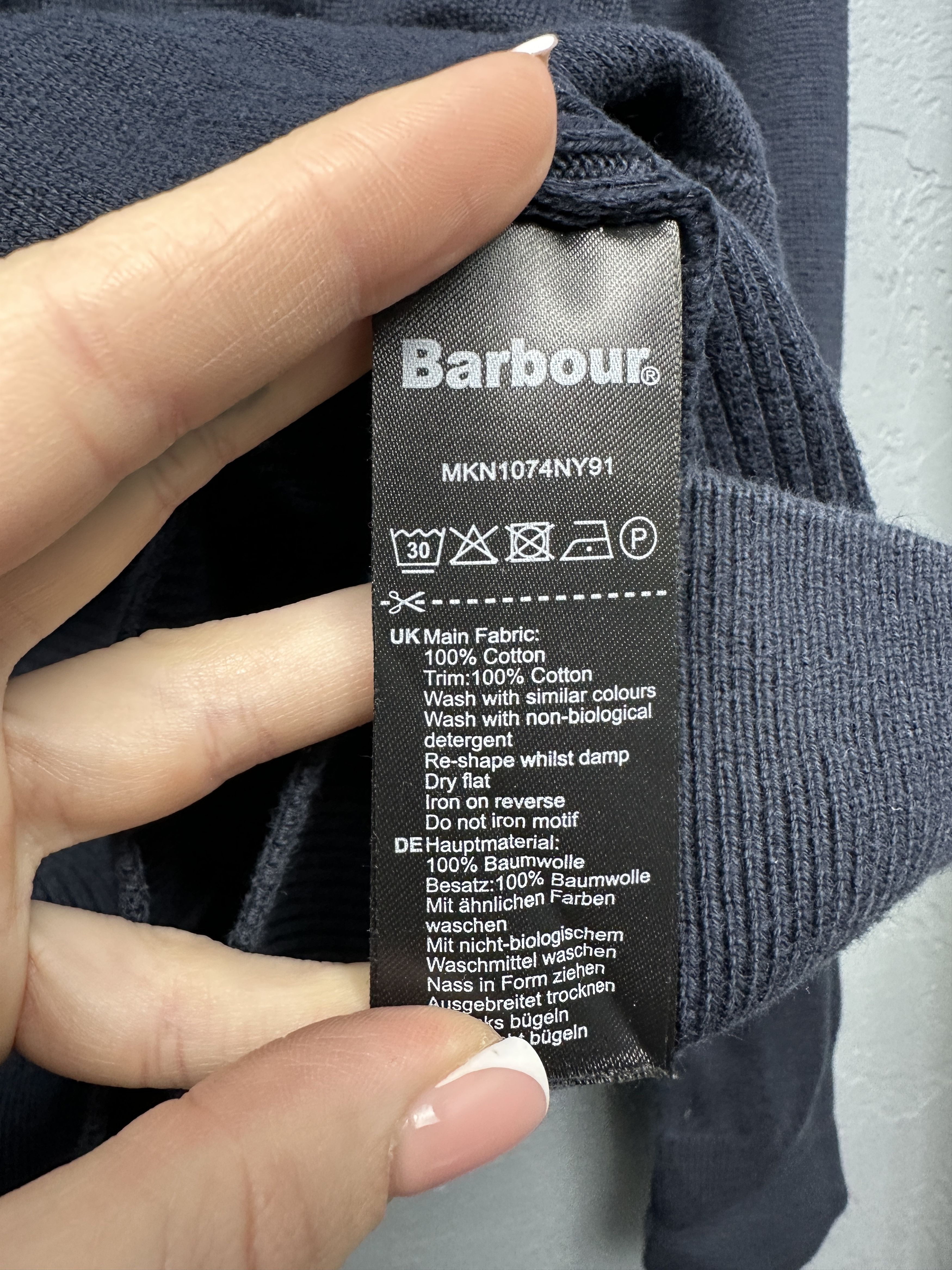 Barbour × Vintage Barbour Vintage Mens 1\4 Zip Mens Sweater Size US L / EU 52-54 / 3 - 5 Thumbnail