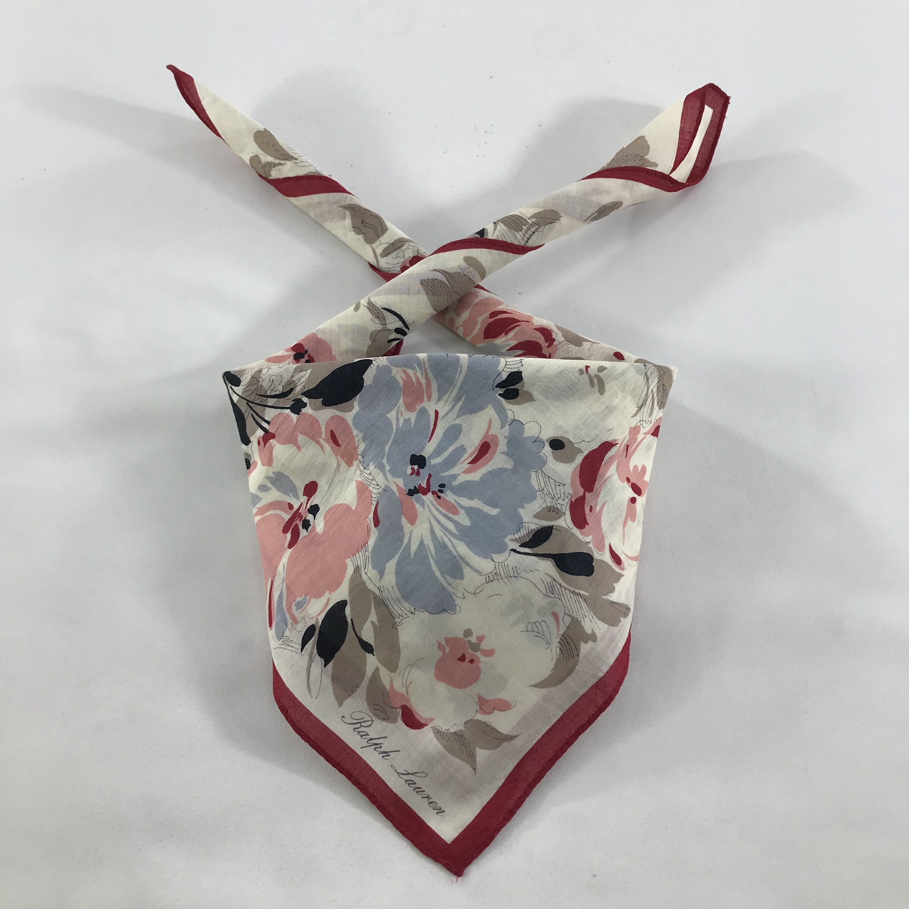 Ralph Lauren × Vintage Ralph Lauren Bandana / Handkerchief / Neckerchief - S1522 Size ONE SIZE - 3 Thumbnail