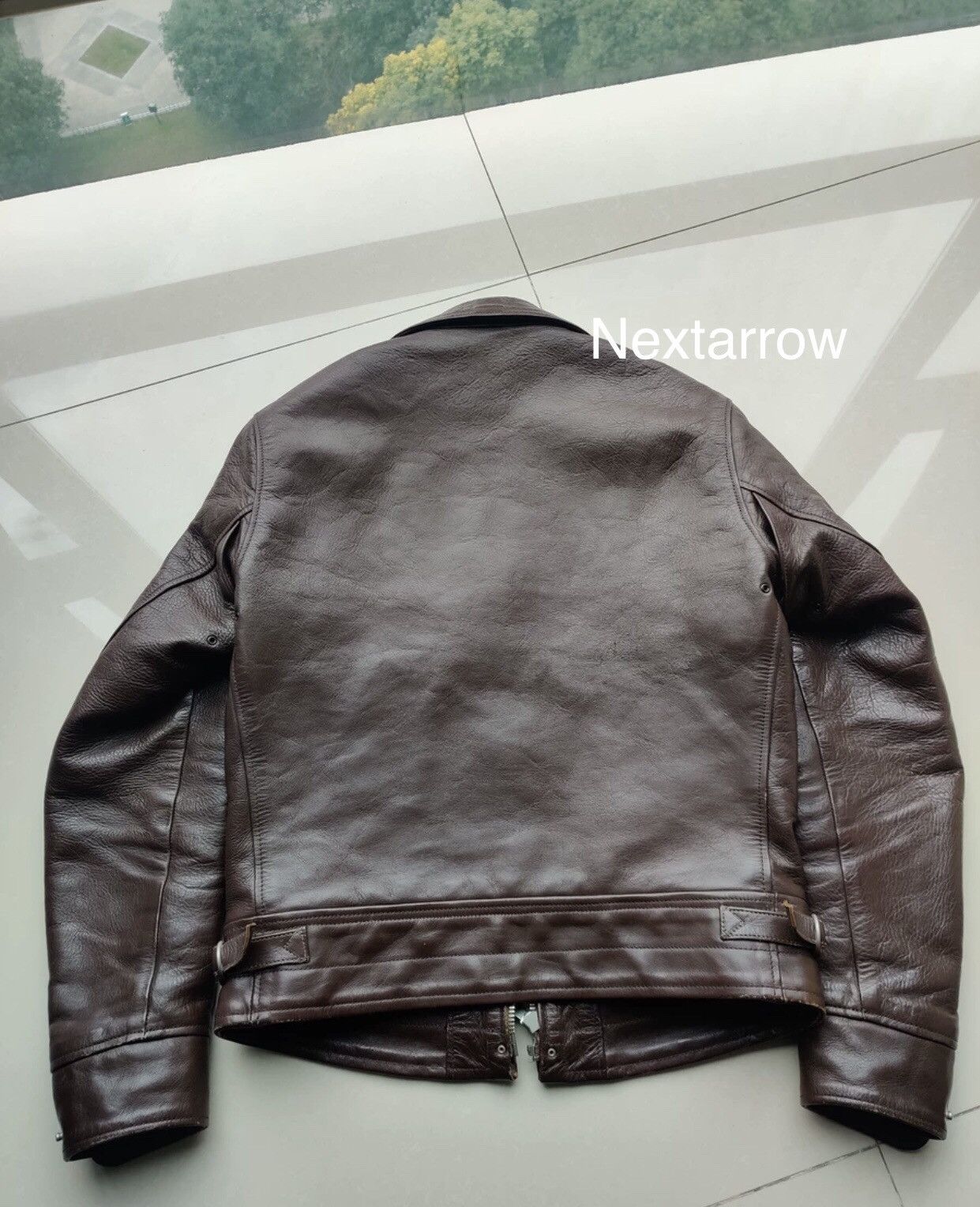 Freewheelers Freewheelers Brown Wooden Box Skull Horse Leather Coat Size US M / EU 48-50 / 2 - 2 Thumbnail