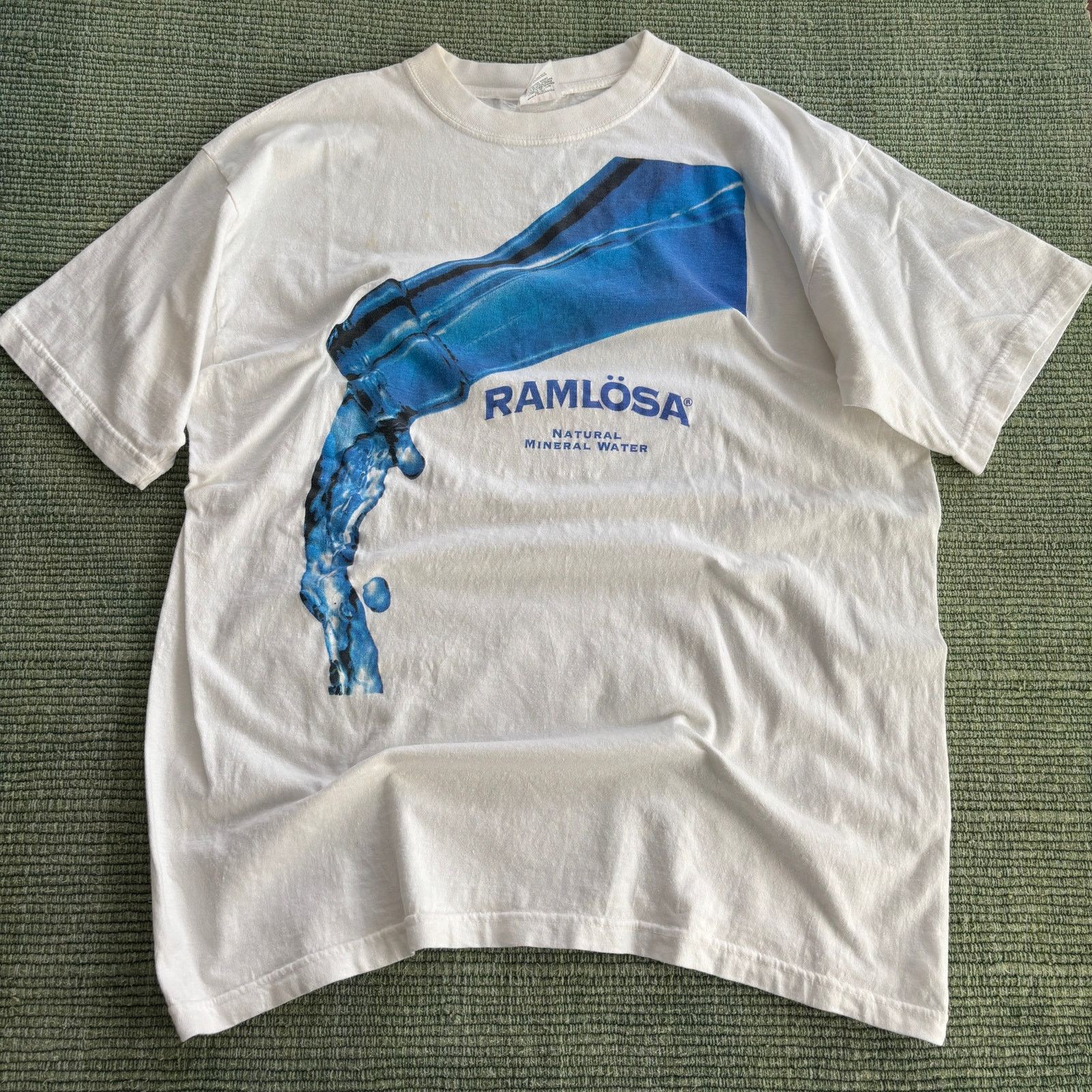 Vintage Vintage Ramlösa Mineral Water Promo Tee 1990s Sz L/XL Size US XL / EU 56 / 4 - 1 Thumbnail