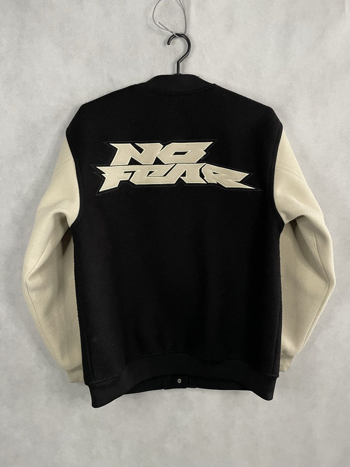 No Fear 💥No Fear Embroidery Spellout Varsity Jacket Size US S / EU 44-46 / 1 - 1 Thumbnail