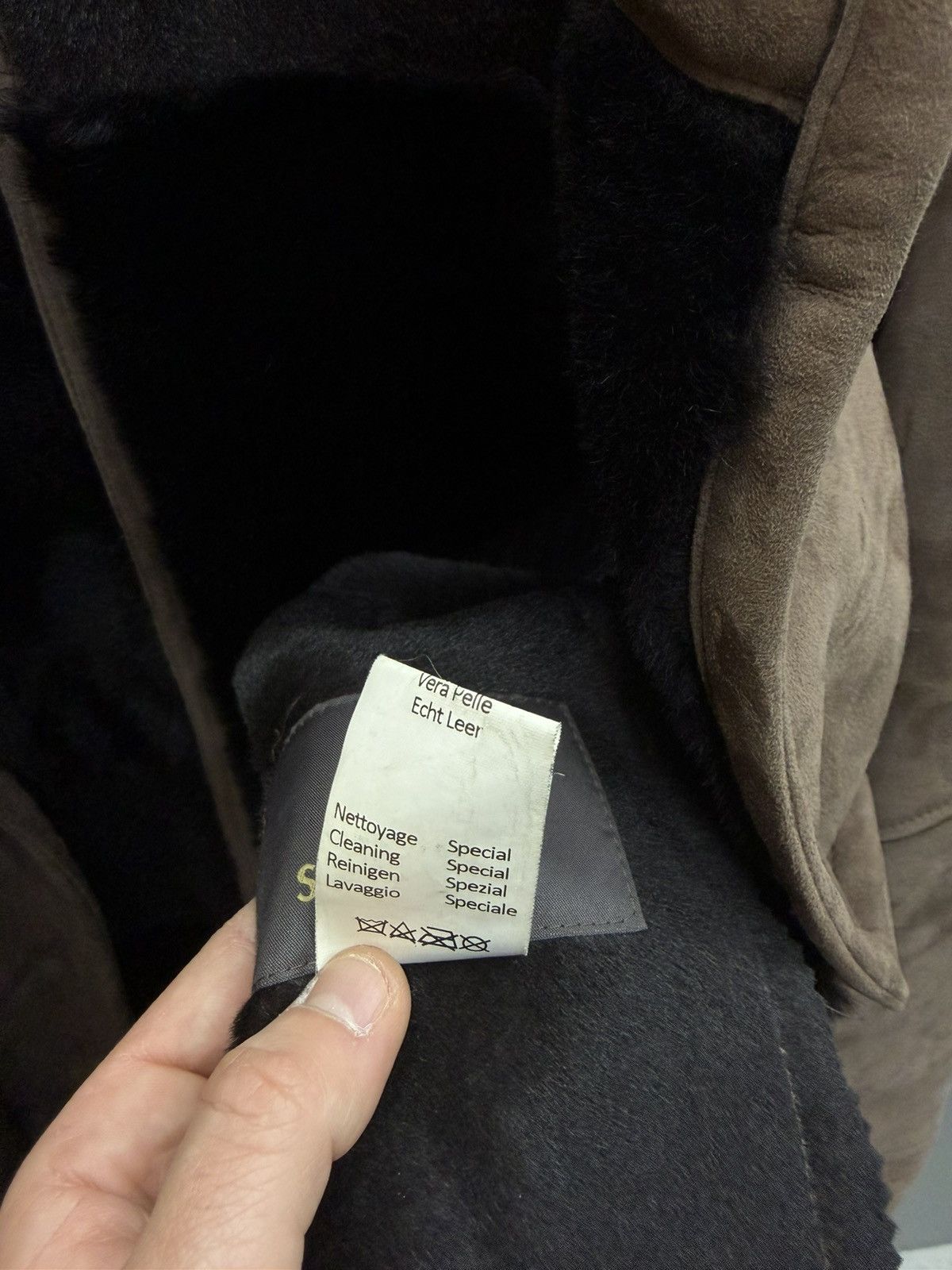 Other Men’s Shearling Sheepskin Coat Brown Size 54 Size US L / EU 52-54 / 3 - 9 Thumbnail