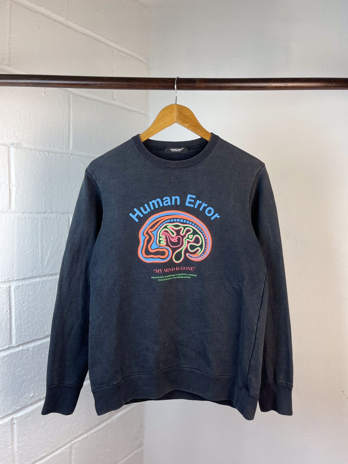 Jun Takahashi × Undercover F/W 2018 Undercover Human Error Faded Sweatshirt Size US M / EU 48-50 / 2 - 1 Thumbnail