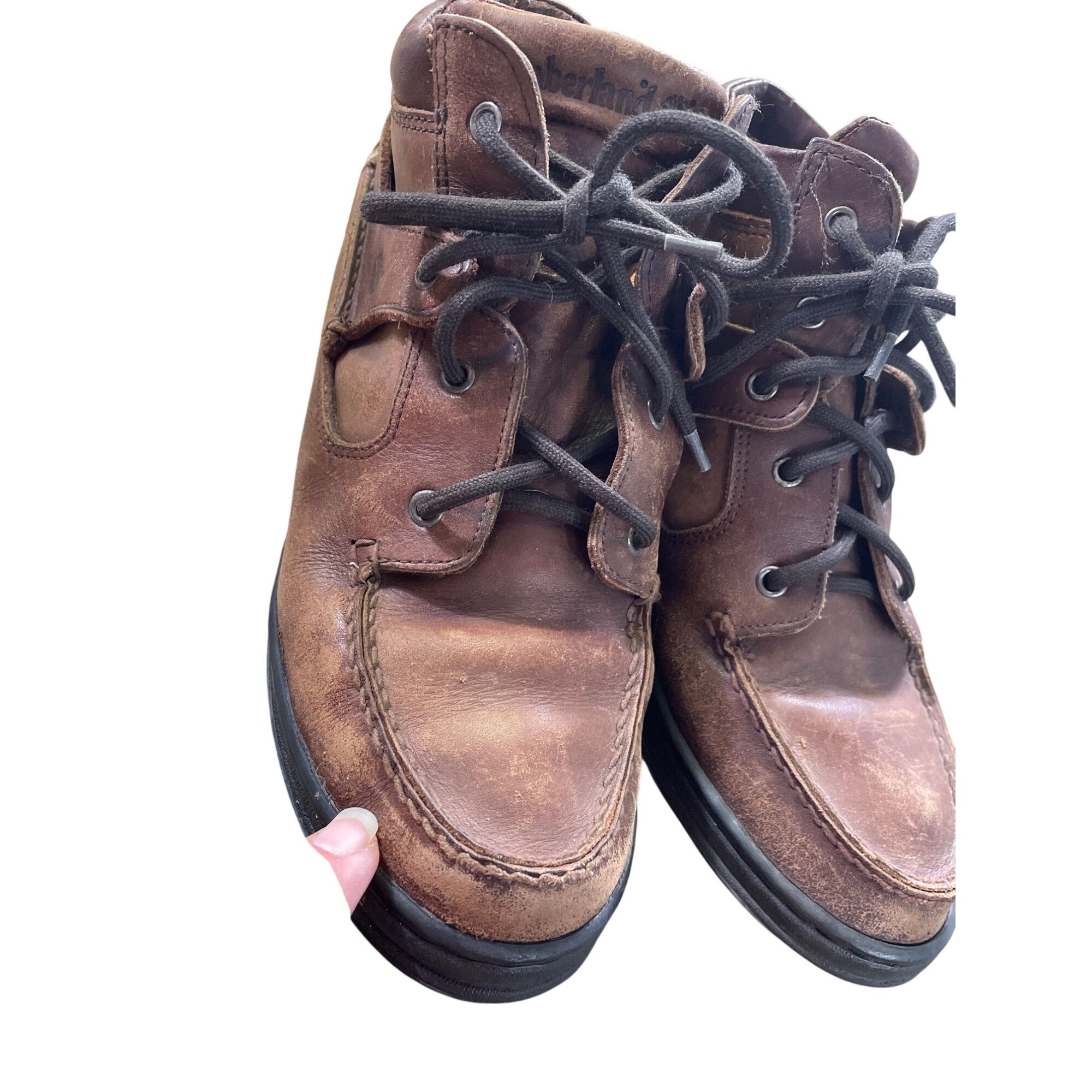 Timberland Timberland Gore-Tex Mens Brown Leather Ankle Boots Size 9.5M Size US 9.5 / EU 42-43 - 6 Thumbnail