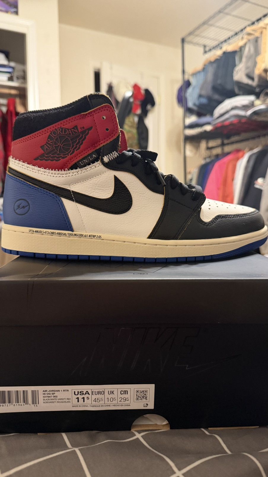 Jordan Brand Jordan 1 union los angeles fragmenr Size US 11.5 / EU 44-45 - 6 Thumbnail
