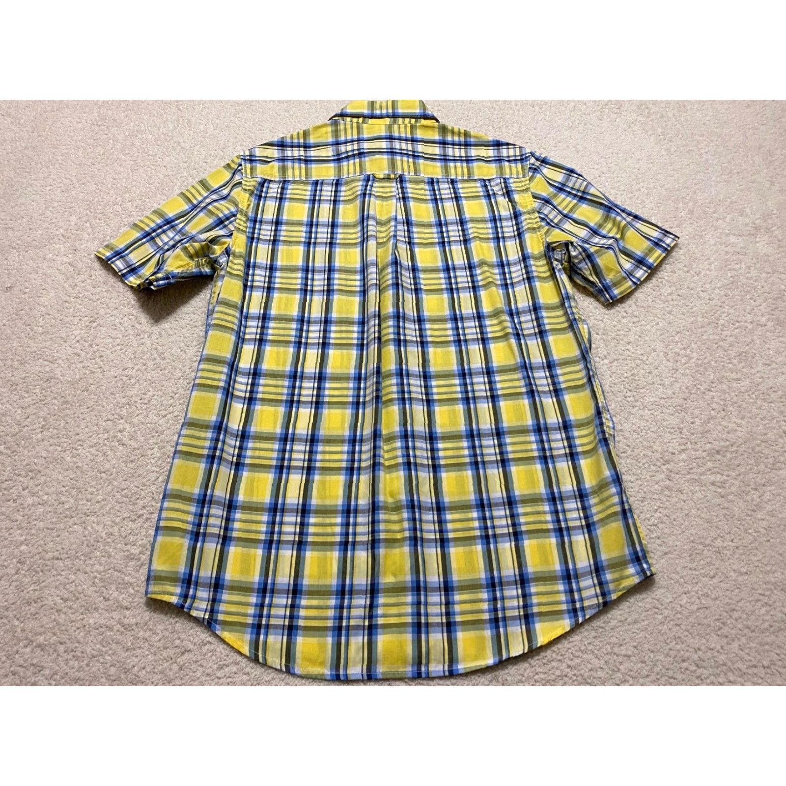 Chaps Chaps Mens Small Shirt S/S Button-Down Multicolor Plaid Easy Care Ralph Lauren Size US S / EU 44-46 / 1 - 6 Thumbnail