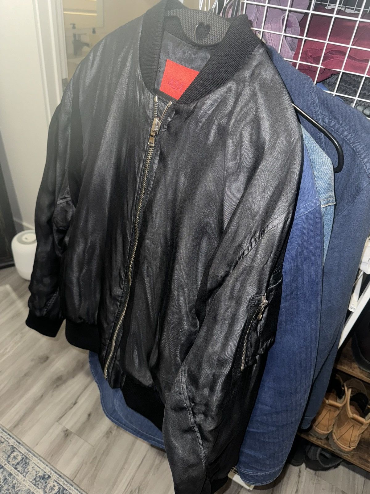 424 424 Reversible Silk Bomber Size US M / EU 48-50 / 2 - 15 Thumbnail