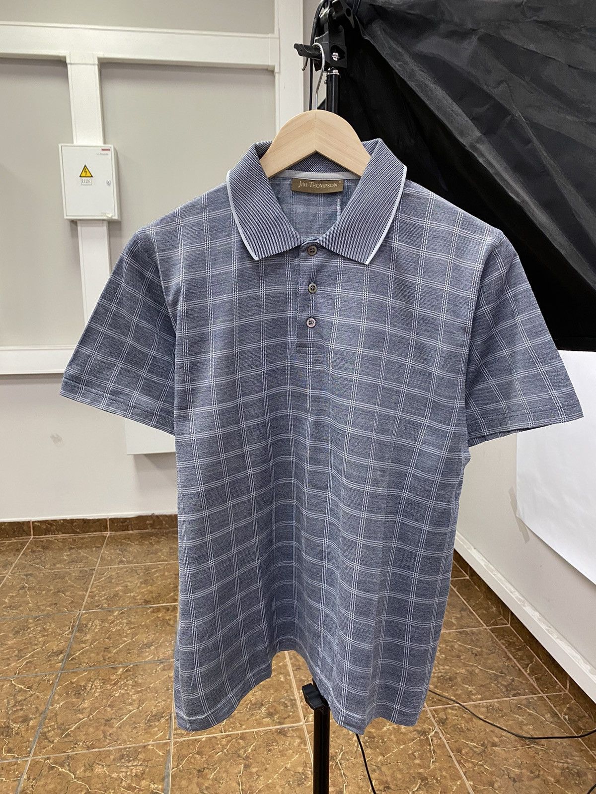 Jim Thompson Vintage 90s Jim Thompson Rare Graphic Polo T-Shirt Retro Y2K Size US S / EU 44-46 / 1 - 1 Thumbnail