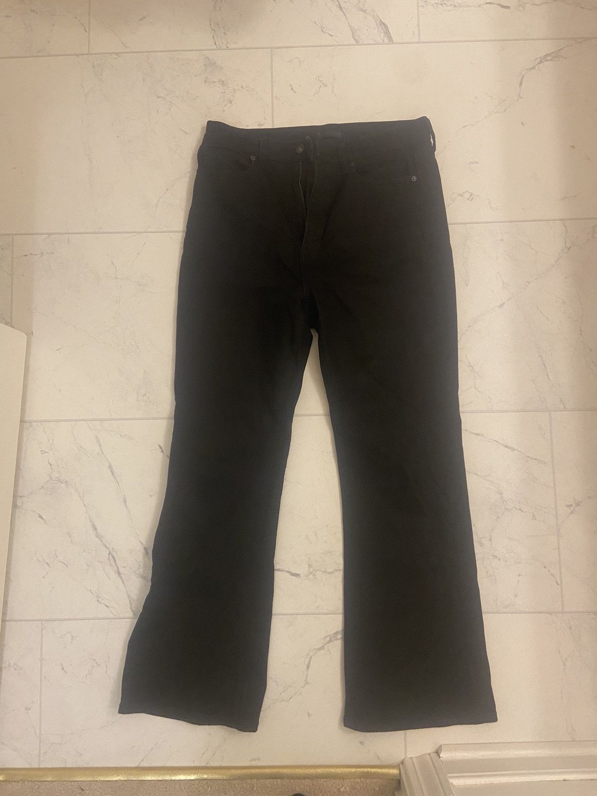 Undercover × Uniqlo Uniqlo Black Flare Pants Size US 32 / EU 48 - 2 Thumbnail