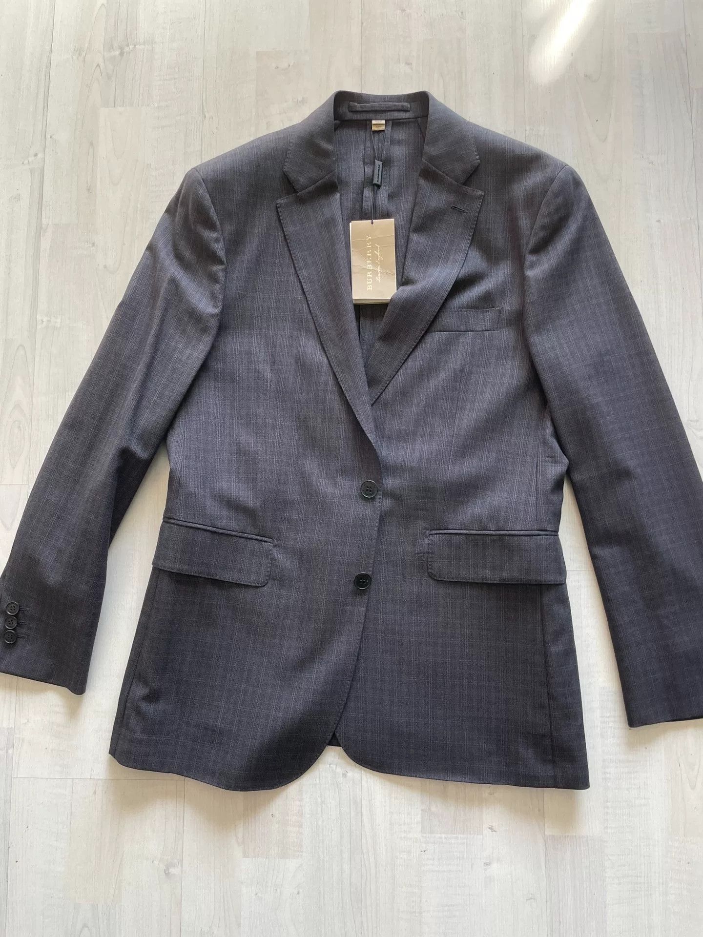 Burberry Burberry Classic Check Wool Suit Size US M / EU 48-50 / 2 - 1 Thumbnail