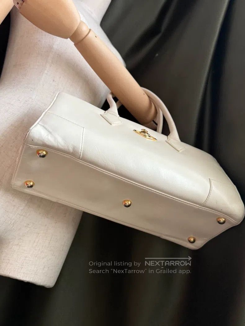 Vivienne Westwood Vivienne Westwood size os Vintage Saturn White Briefcase Size ONE SIZE - 5 Thumbnail