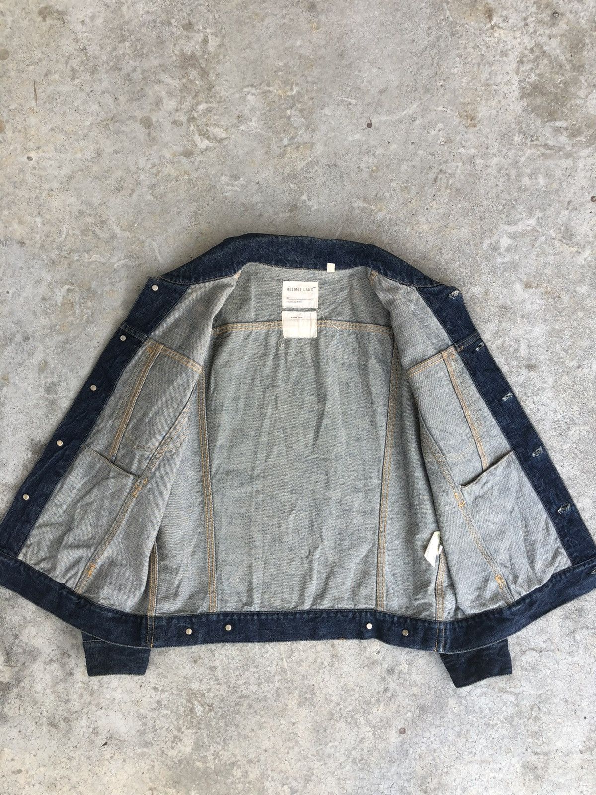 Helmut Lang Helmut Lang Denim Jacket Classic Denim Distressed Size US L / EU 52-54 / 3 - 17 Thumbnail