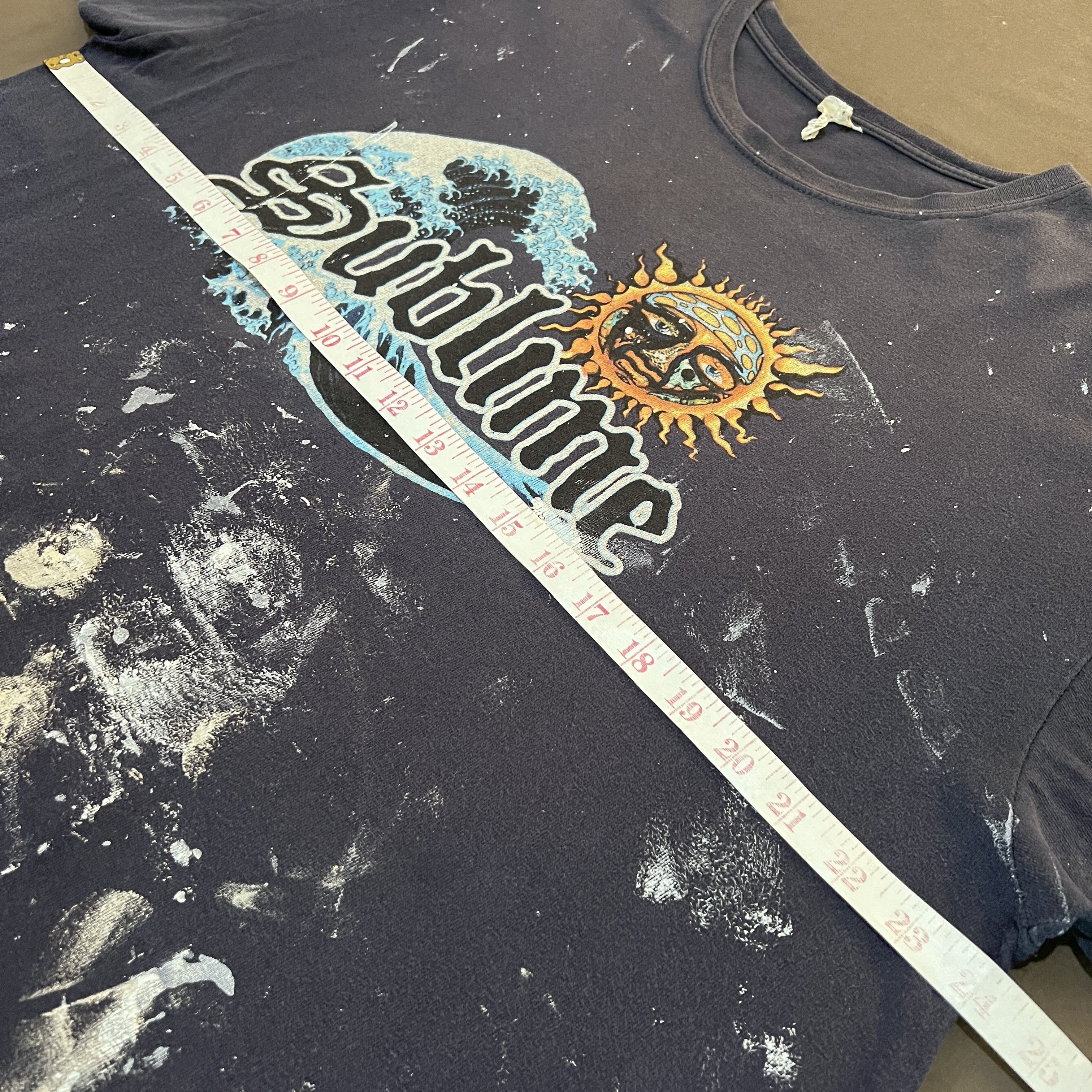 Band Tees Vintage Y2K Sublime Skunk Records Tee Thrashed Distressed Size US XL / EU 56 / 4 - 14 Thumbnail