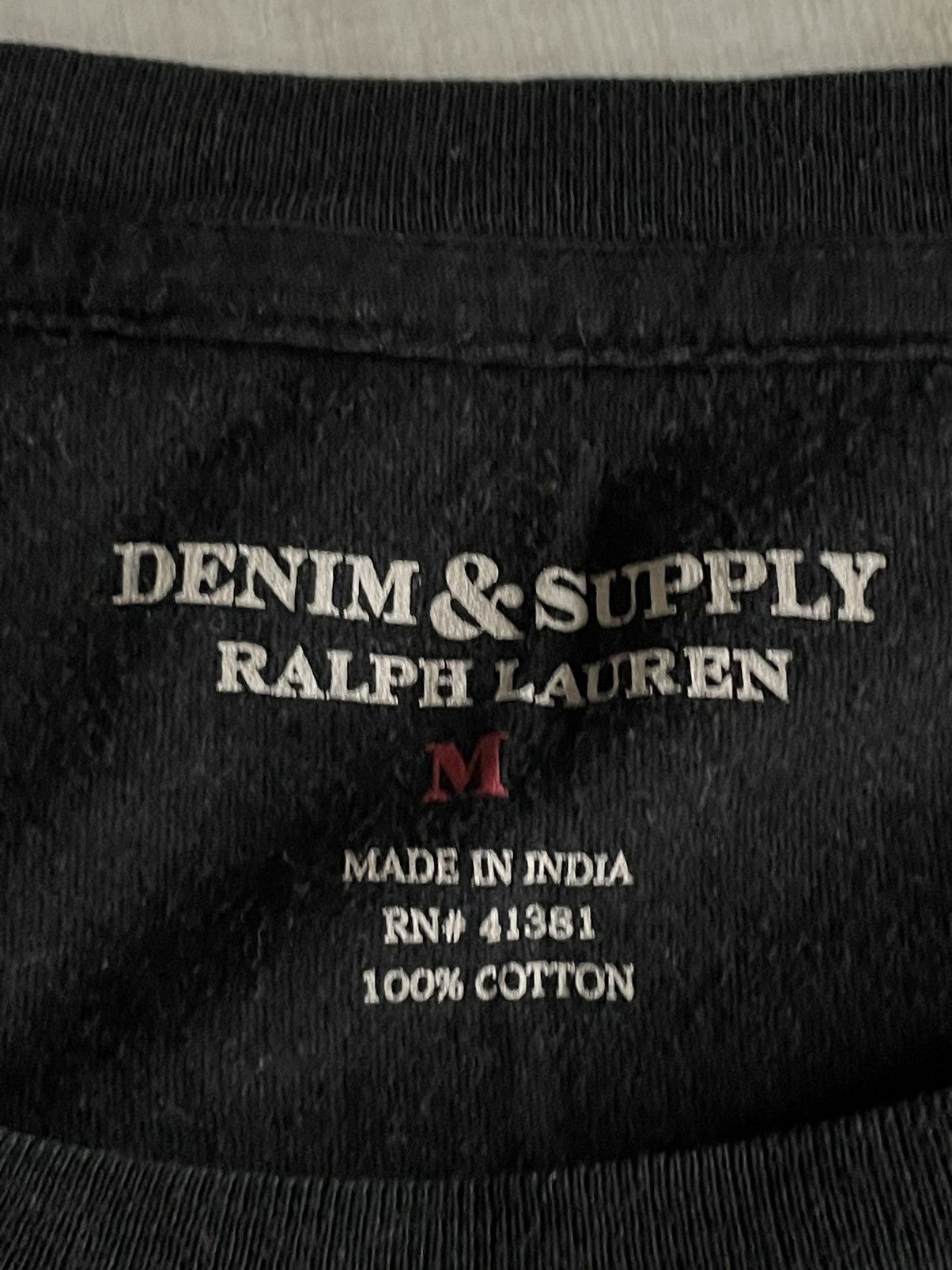 Denim & Supply Ralph Lauren × Polo Ralph Lauren × Vintage Vintage Denim Supply Ralph Lauren T-Shirt Indiano Logo RARE Size US M / EU 48-50 / 2 - 4 Thumbnail