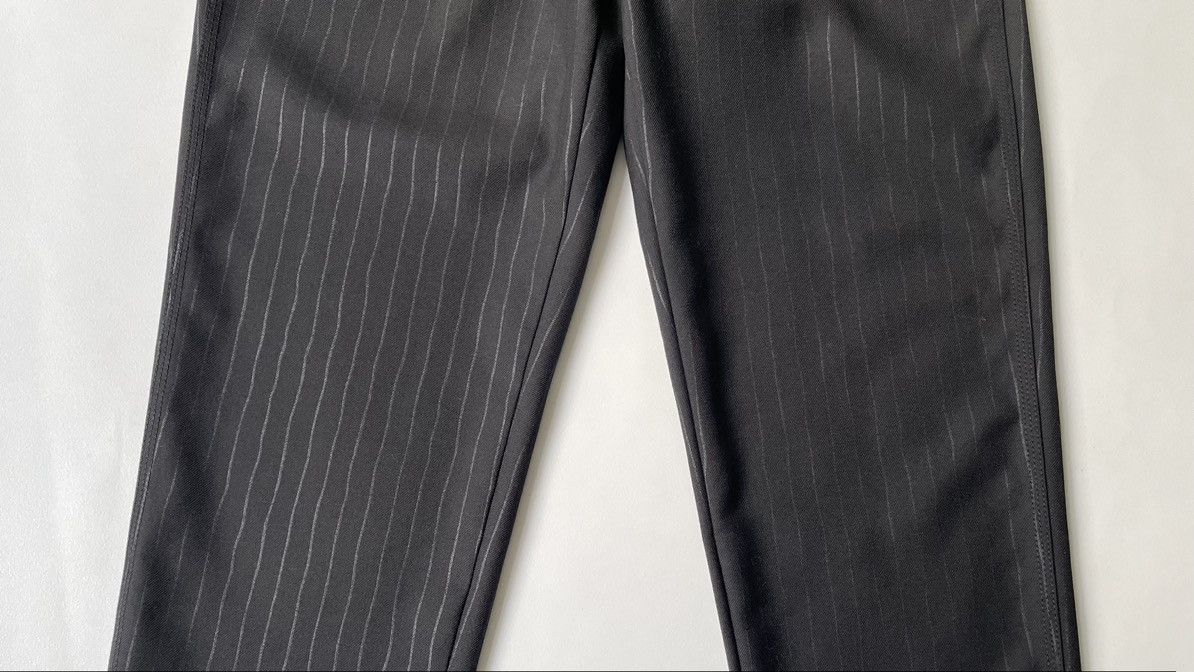 Comme des Garcons Black Pinstripe Wool Utility Trousers Size US 32 / EU 48 - 10 Thumbnail