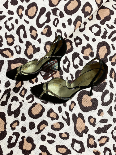 Dolce & Gabbana LUXURY Dolce Gabbana suede heels shoes Size US 7 / IT 37 - 1 Thumbnail