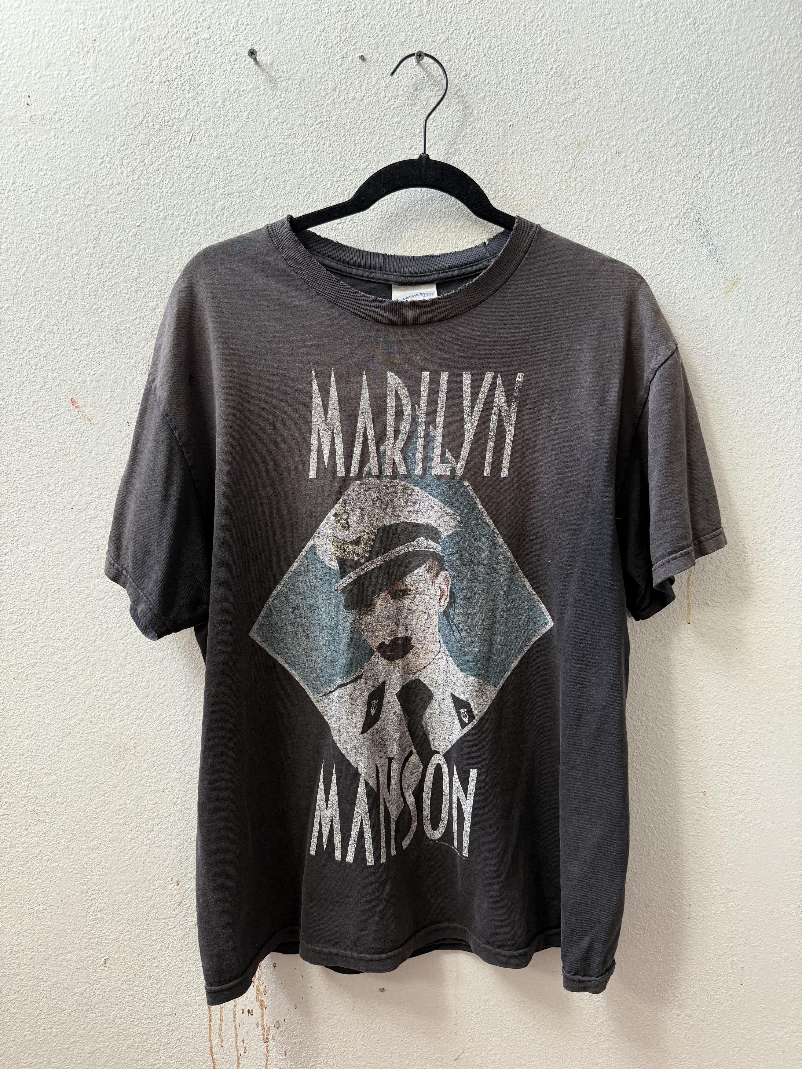 Vintage Marilyn Manson "Grotesk Burlesk" Tour Tee — 2003 — L Size US M / EU 48-50 / 2 - 1 Thumbnail