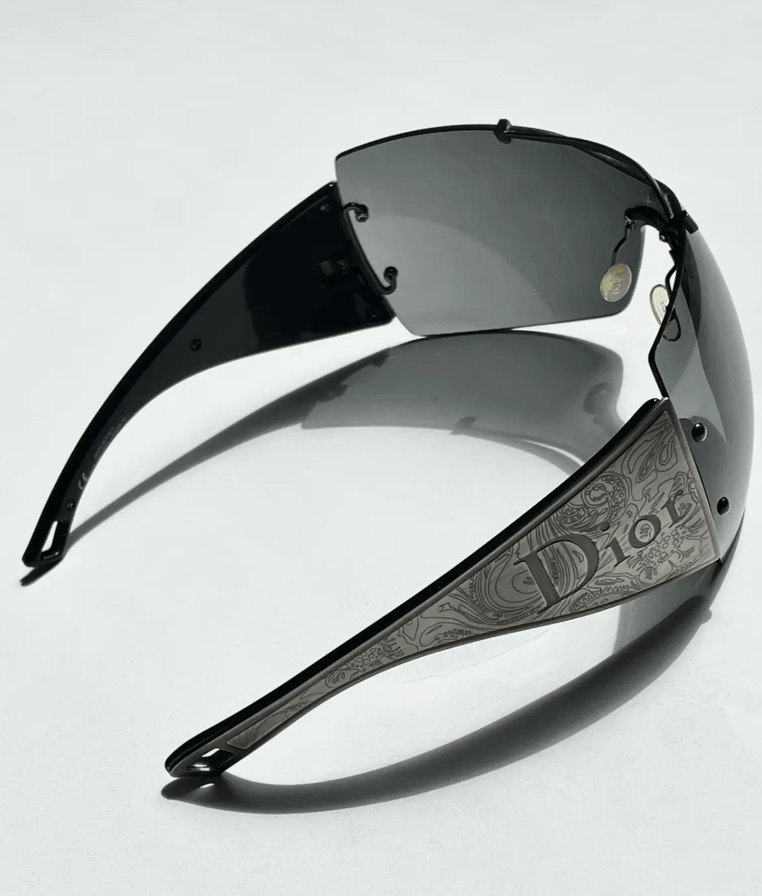 Dior Dior Sunglasses Western Mask Shield Ski Logo Bike Size ONE SIZE - 2 Thumbnail
