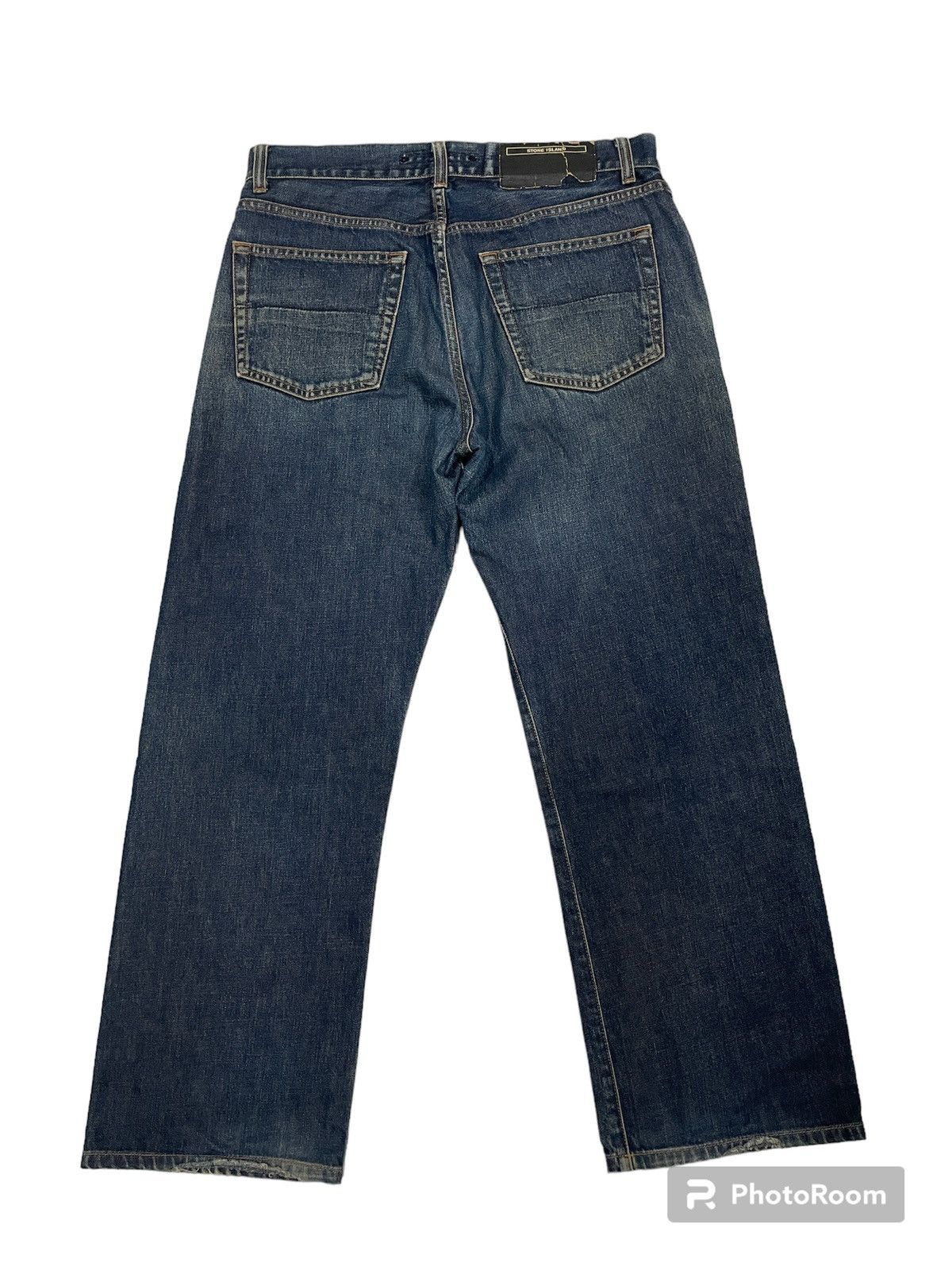 Massimo Osti × Stone Island Vintage Stone Island designer denim stone wash Jeans W34 Size US 34 / EU 50 - 5 Thumbnail