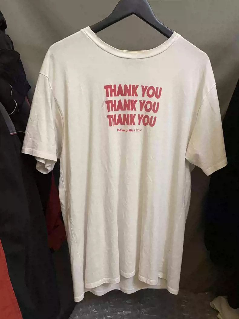 Raf Simons Raf simons 17ss Thank you slogan short sleeve Size US M / EU 48-50 / 2 - 1 Thumbnail