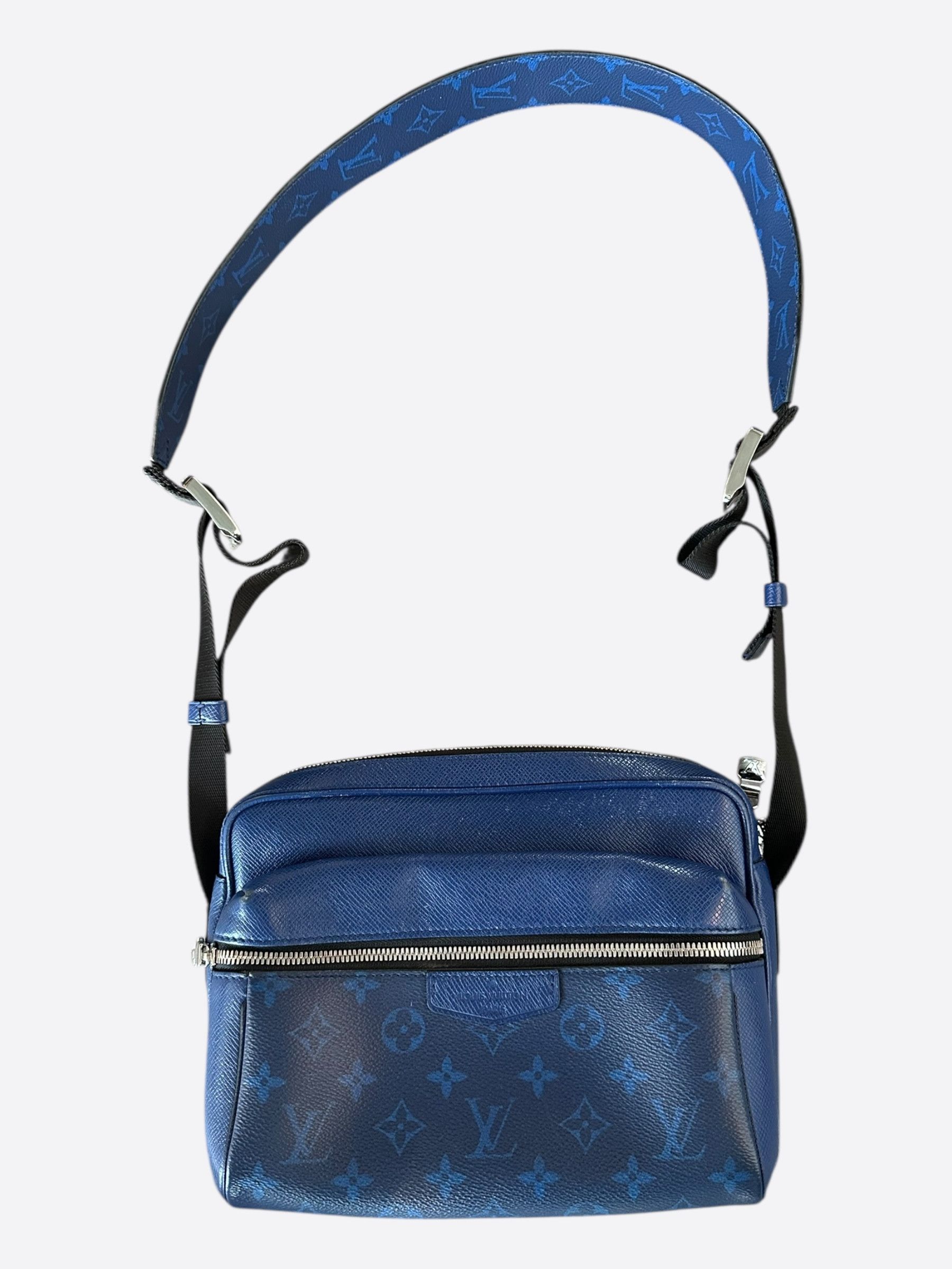 Louis Vuitton Louis Vuitton Blue Taigarama Monogram Outdoor Messenger Bag Size ONE SIZE - 1 Thumbnail