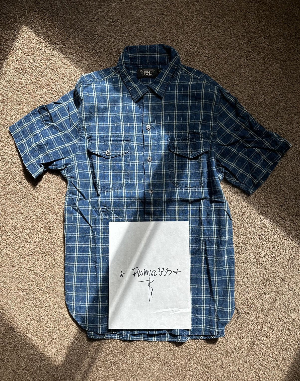 Cloth & Stone XS Split-Back Chambray Buttondown