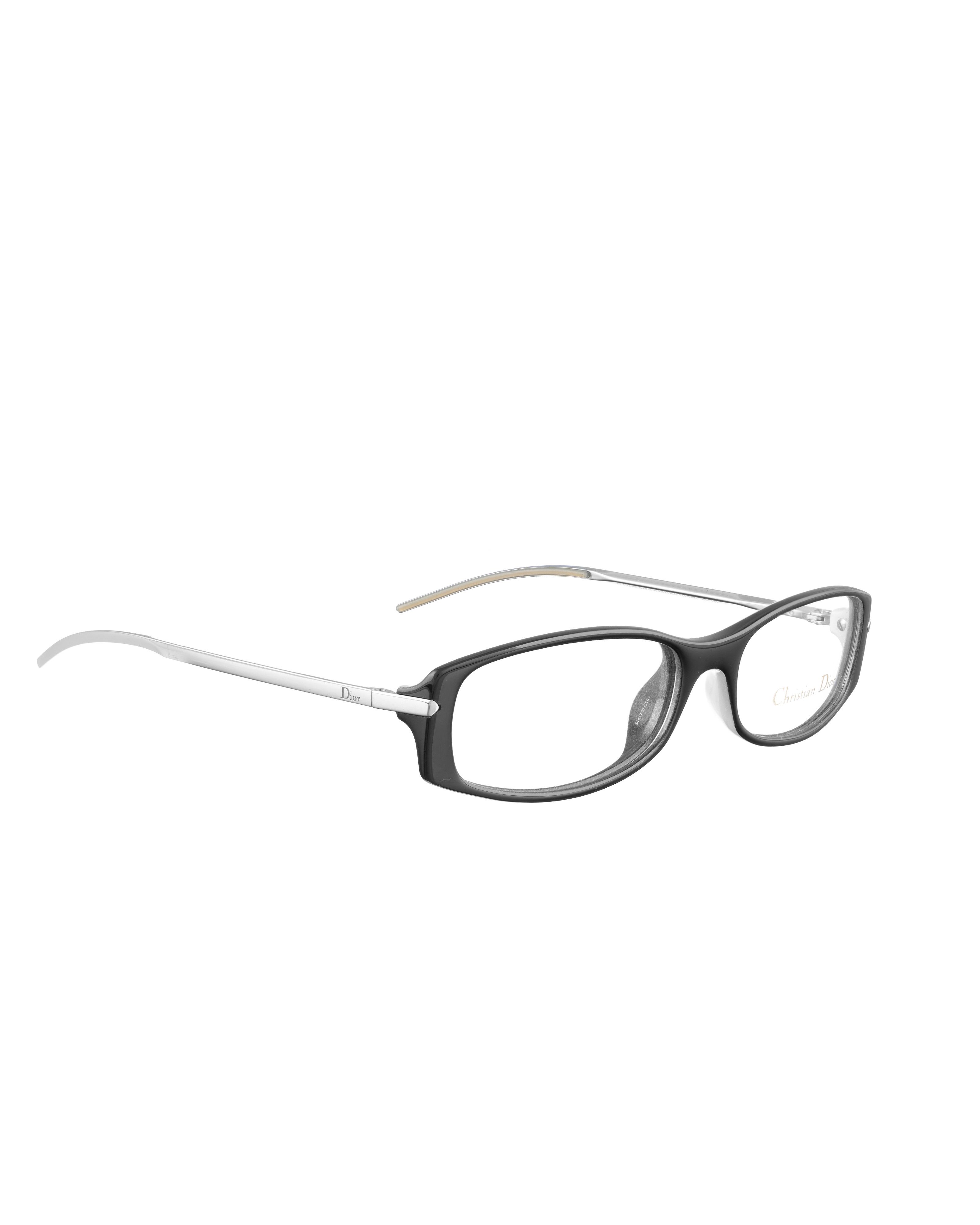 Dior Dior '00s Black&White Glasses with Silver Temples Size ONE SIZE - 2 Thumbnail