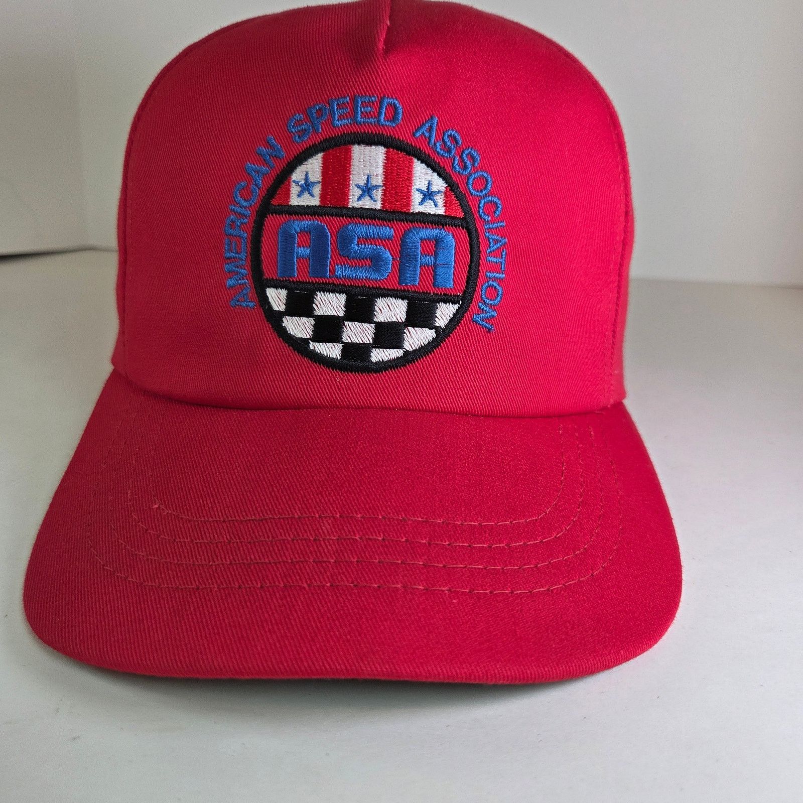 Other Vintage ASA Racing Snapback Red Made USA Size ONE SIZE - 1 Thumbnail