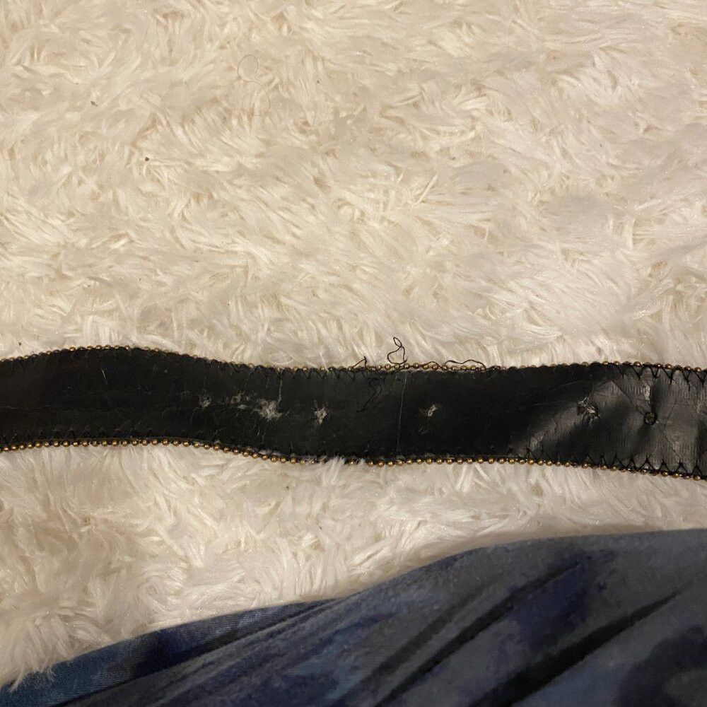 Danier Vintage Danier Leather Genuine Rhinestone Gemstone Belt & B Size ONE SIZE - 5 Thumbnail