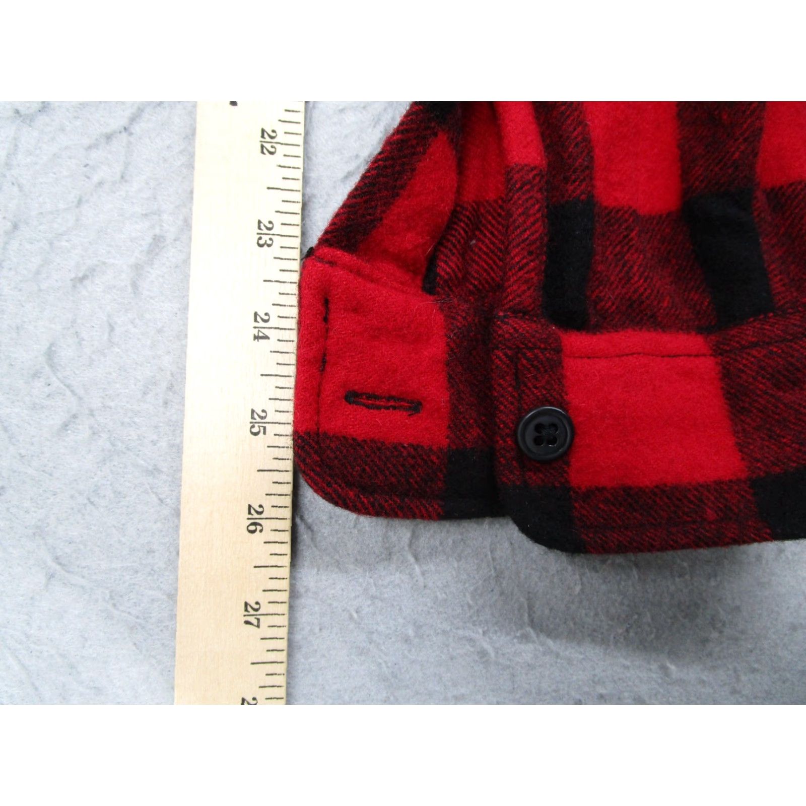 Abercrombie & Fitch VINTAGE Abercrombie & Fitch Shirt Mens Large Red Buffalo Shacket Flannel Button Up Y2K Size US L / EU 52-54 / 3 - 7 Thumbnail