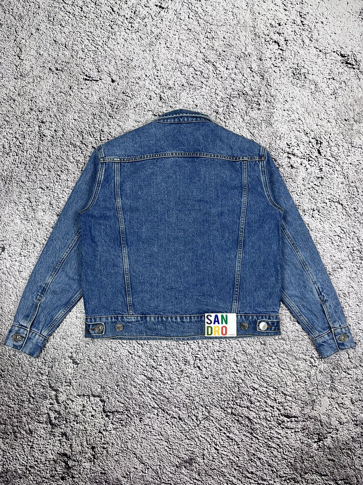 Sandro SANDRO Sandro Victoire Denim Jacket Women's (EU) 36 Size M / US 6-8 / IT 42-44 - 4 Thumbnail