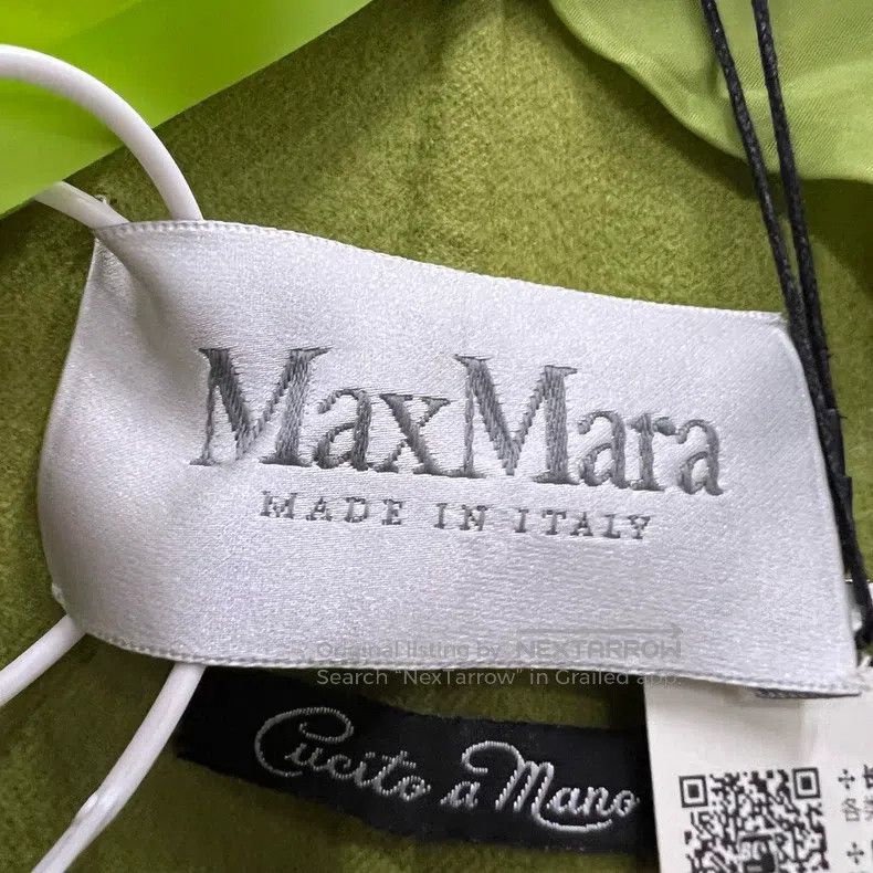 Max Mara Max Mara Green Lapel Short Coat Size S / US 4 / IT 40 - 4 Thumbnail