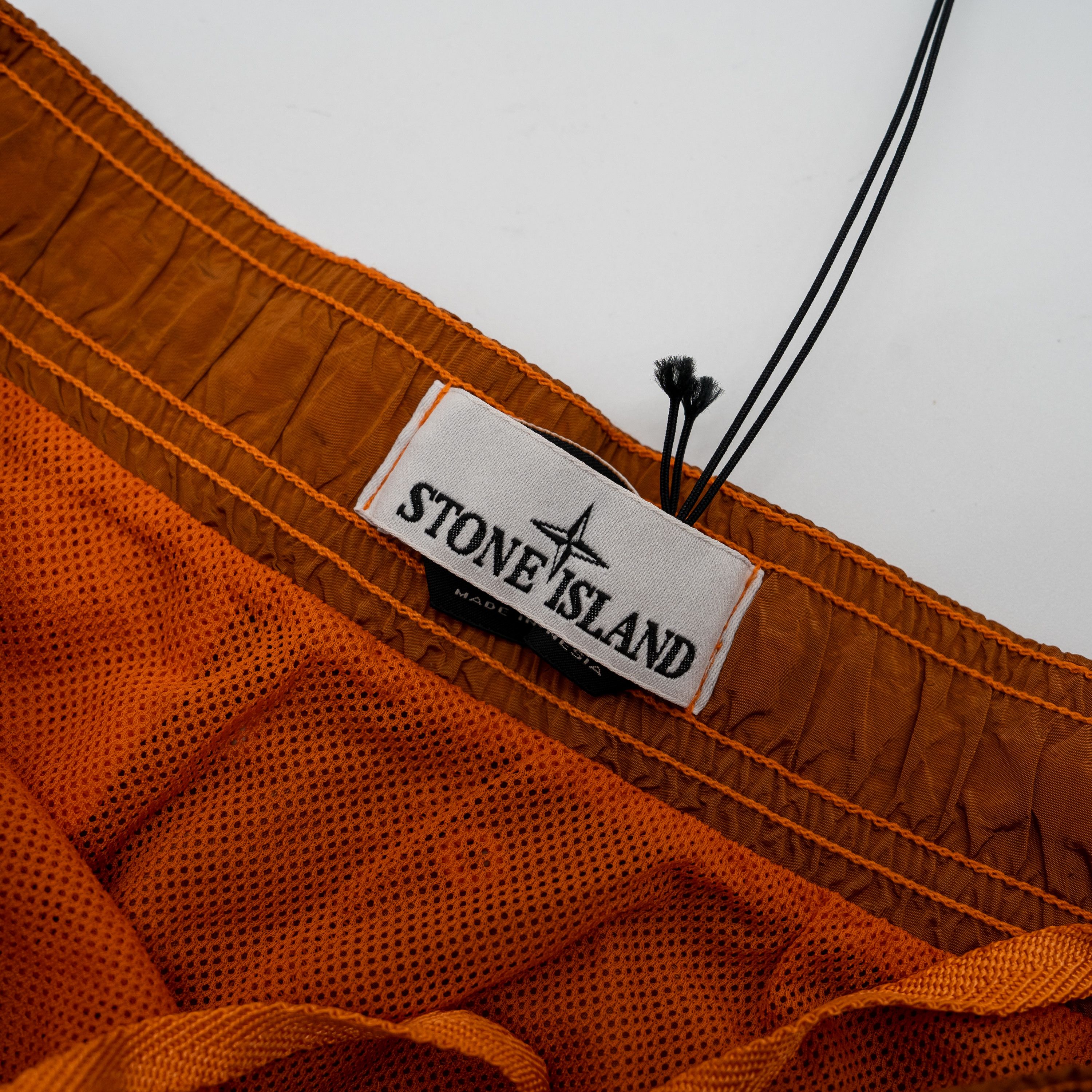 Stone Island S Stone Island Nylon Metal Swim Shorts Arancio Orange Size US 30 / EU 46 - 4 Thumbnail