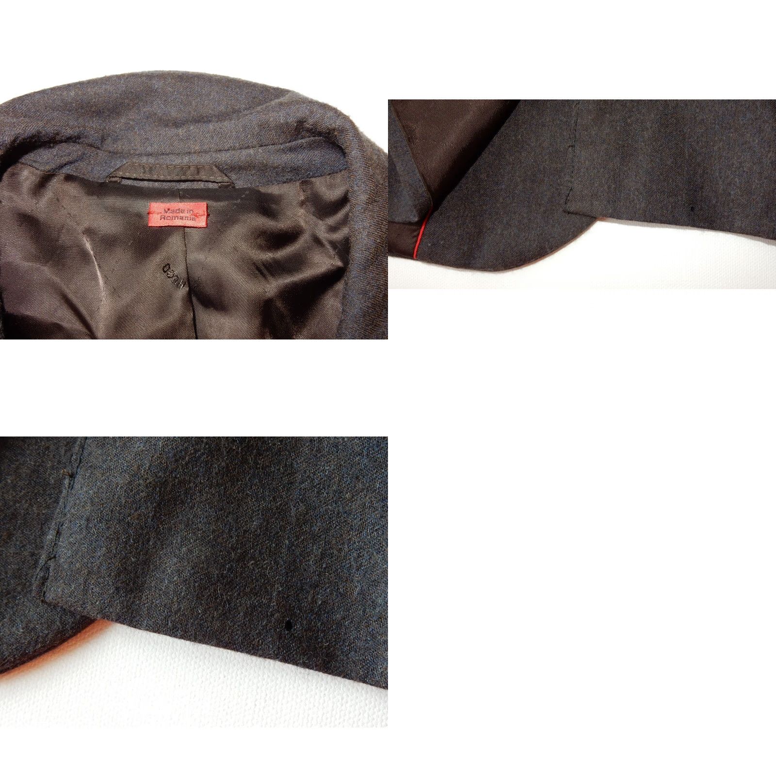 Hugo Boss VINTAGE HUGO BOSS Men's Blazer Sport Coat Wool Size 52 Brown 90s Fashion Men Size 52R - 8 Thumbnail