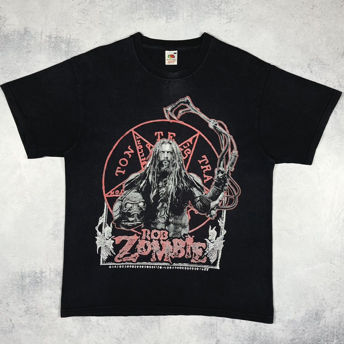 Band Tees Vintage Rob Zombie rare Tour rock band T shirt 2000’s Size US L / EU 52-54 / 3 - 2 Thumbnail